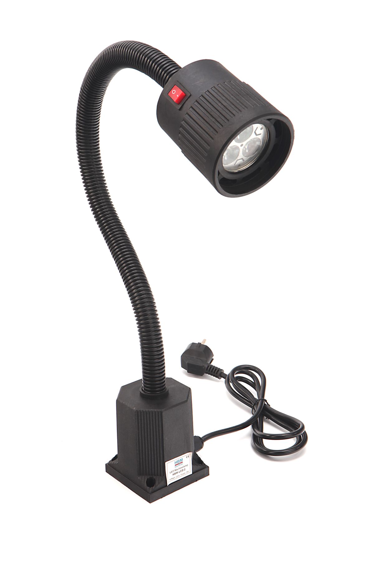 HBM LED-Maschinenleuchte mit flexiblem Hals