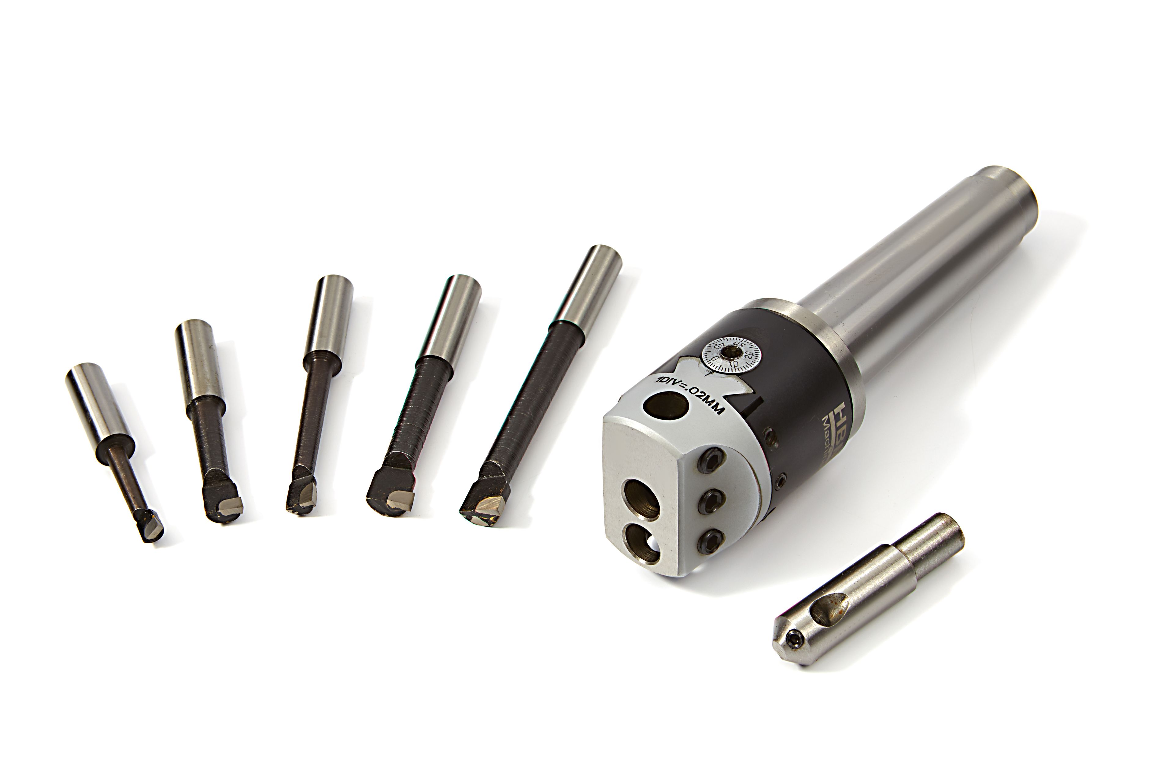 HBM 50 mm MC4 Kotterkop met 5 HBM Beitels en Flycutter Image 2