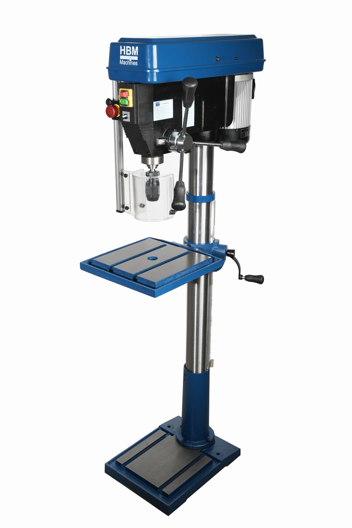 HBM Modelo de piso de taladro de columna profesional de 32 mm - 230 voltios