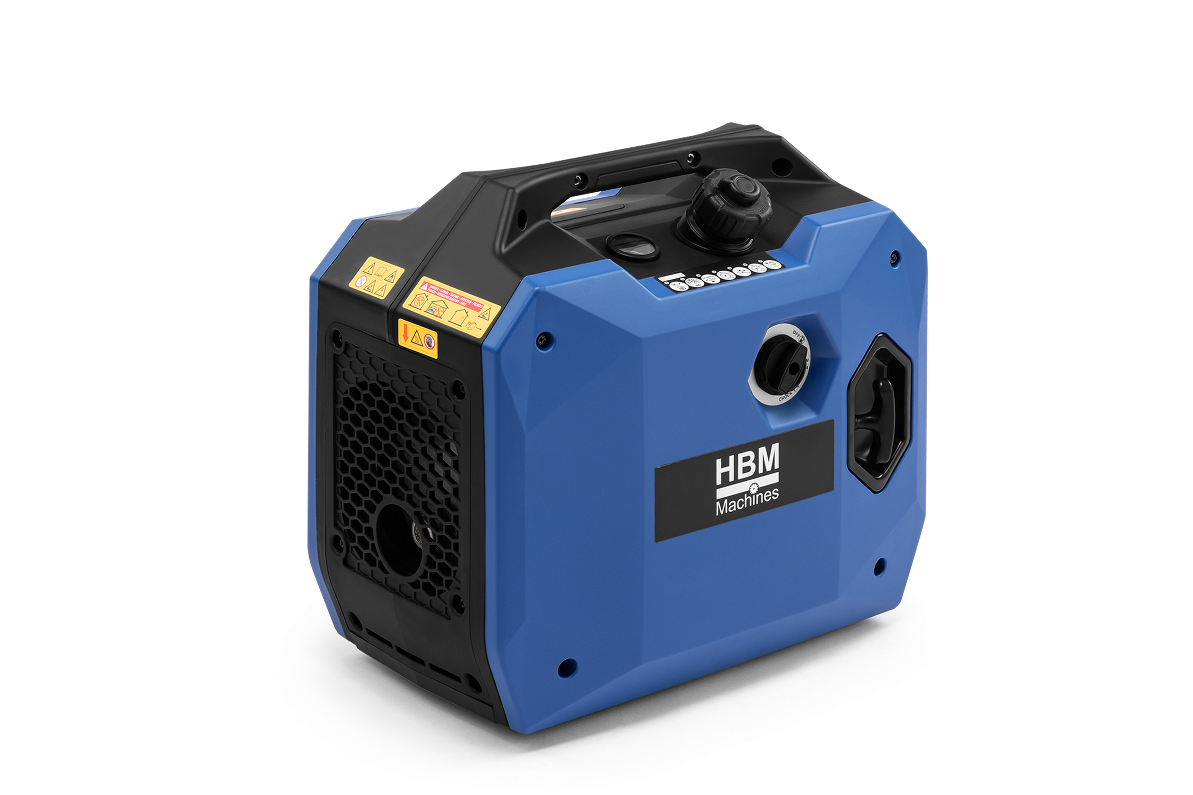 HBM inverter aggregaat, generator met 79 cc benzinemotor 230V 2000W