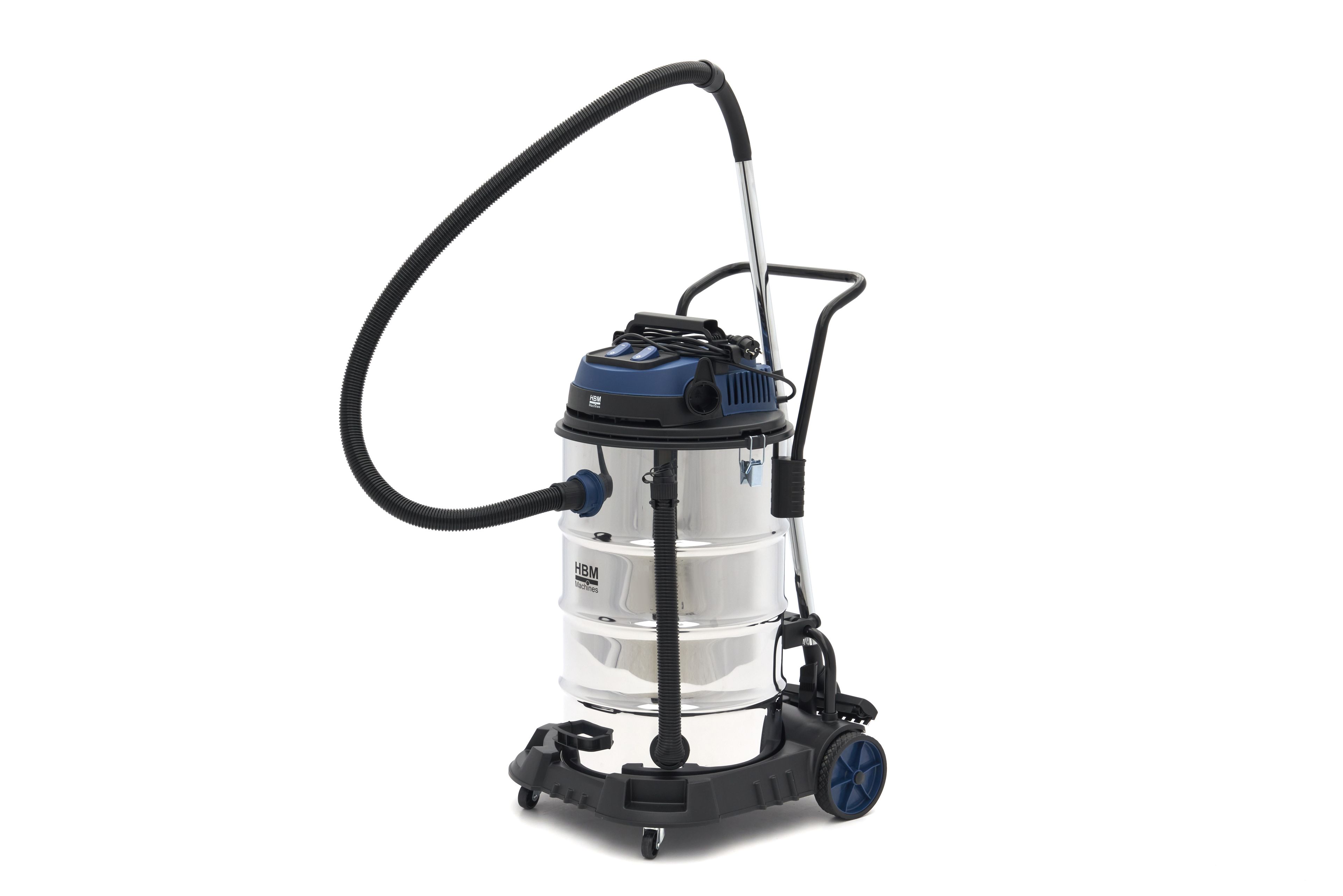 HBM bouwstofzuiger nat/droog 2x1200W 60L Image 3