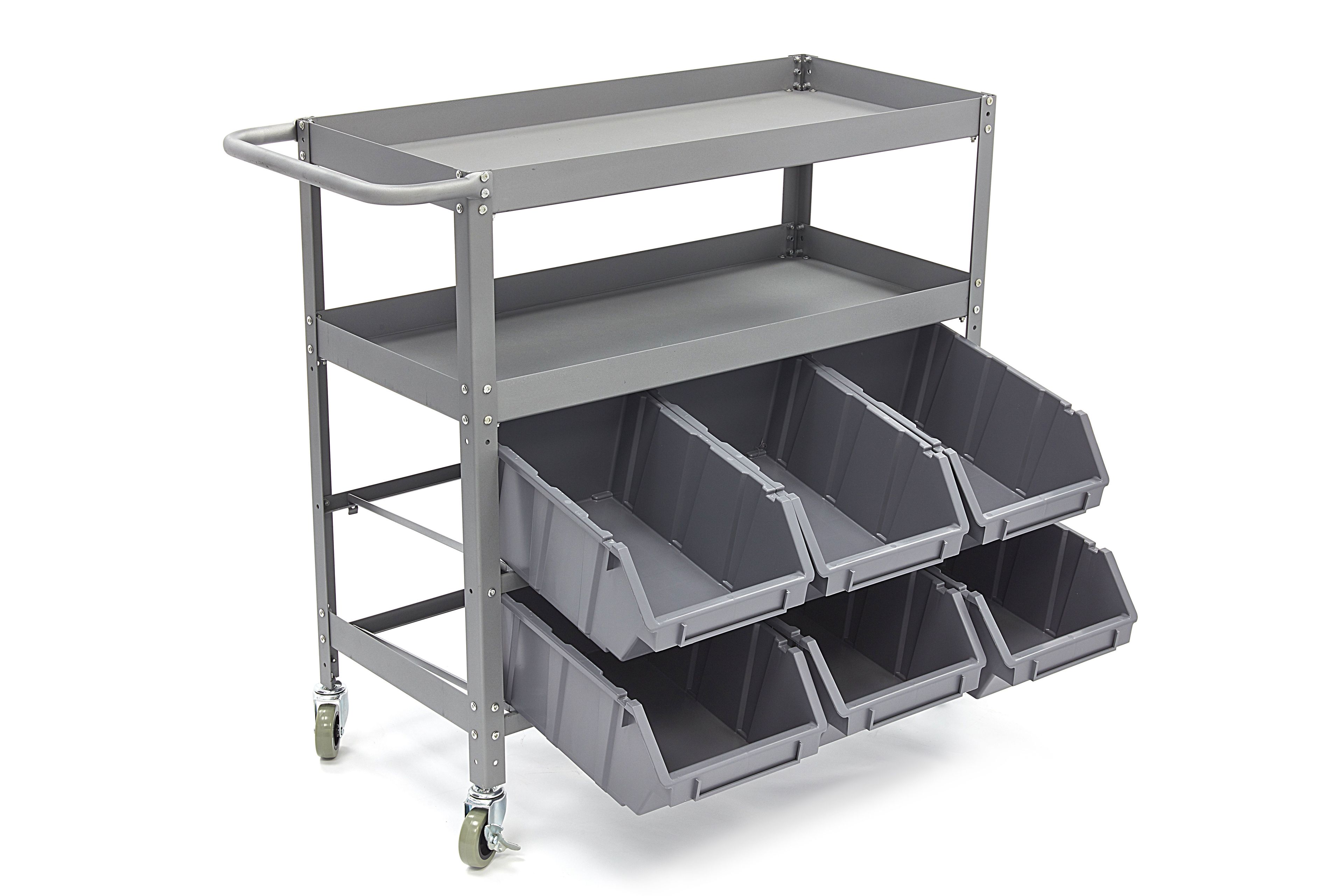 HBM Universele Gereedschapswagen Met 6 Opbergbakken Image 11