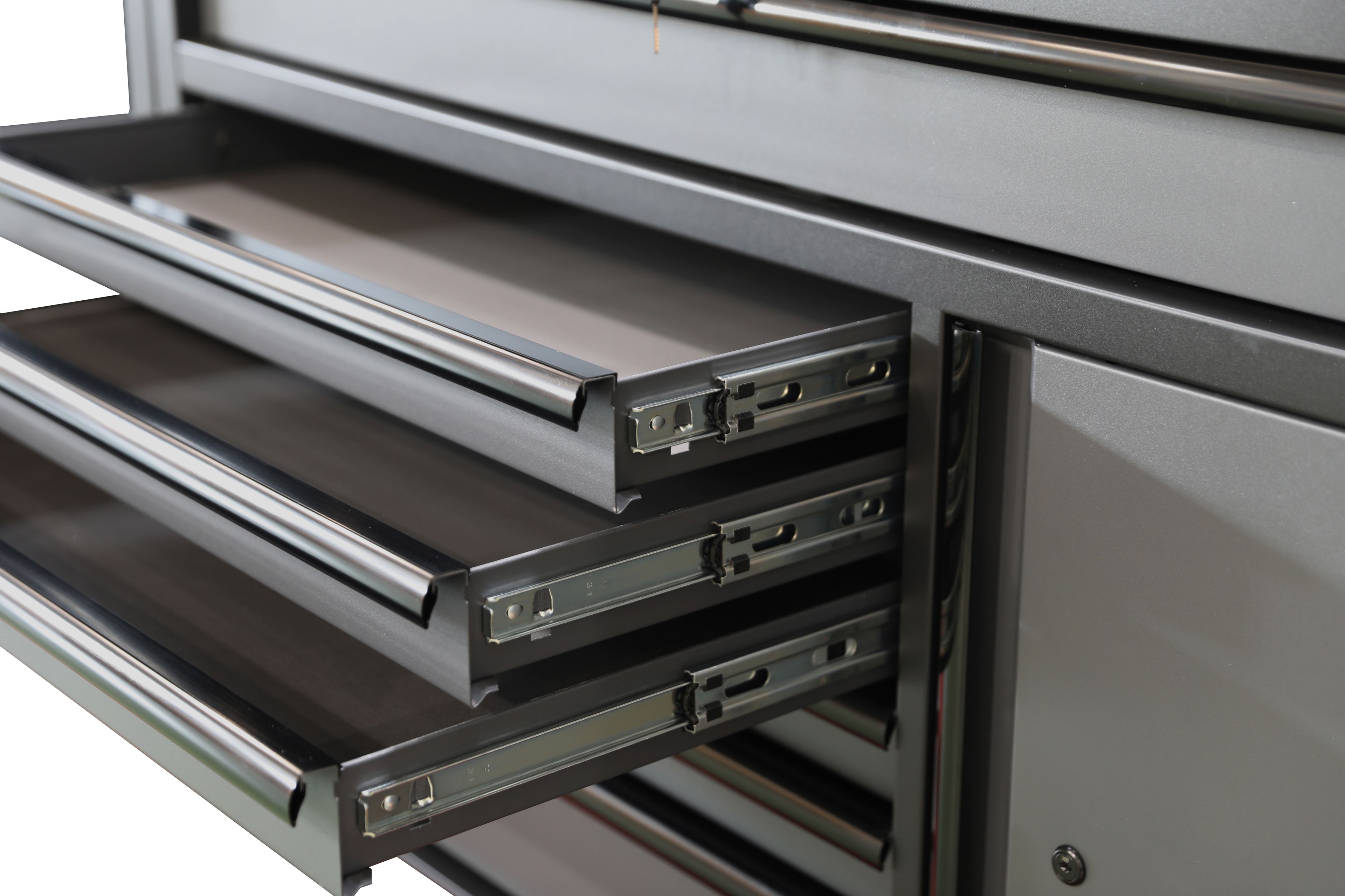 HBM sistema de taller modular extra profundo, 14 piezas, negro/gris Image 8