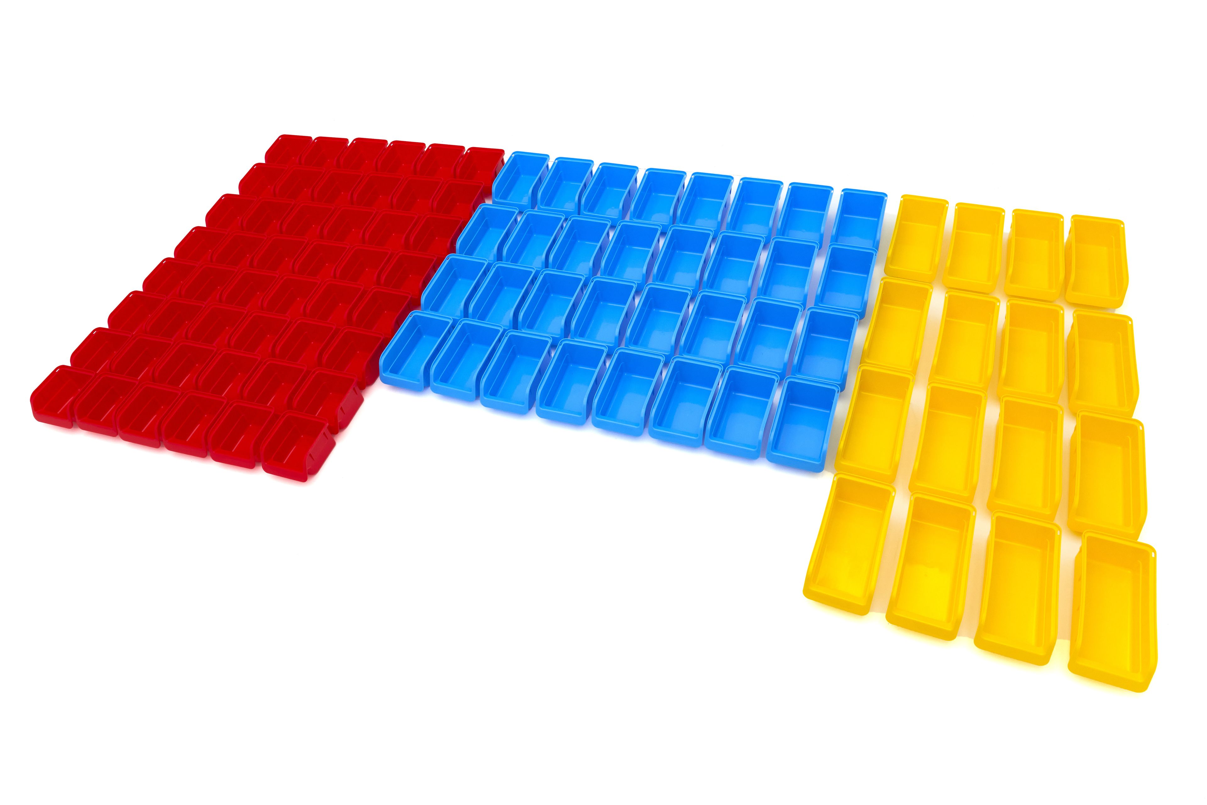 HBM gereedschapswand 96 opbergbakken in 3 maten 100-delig Image 3