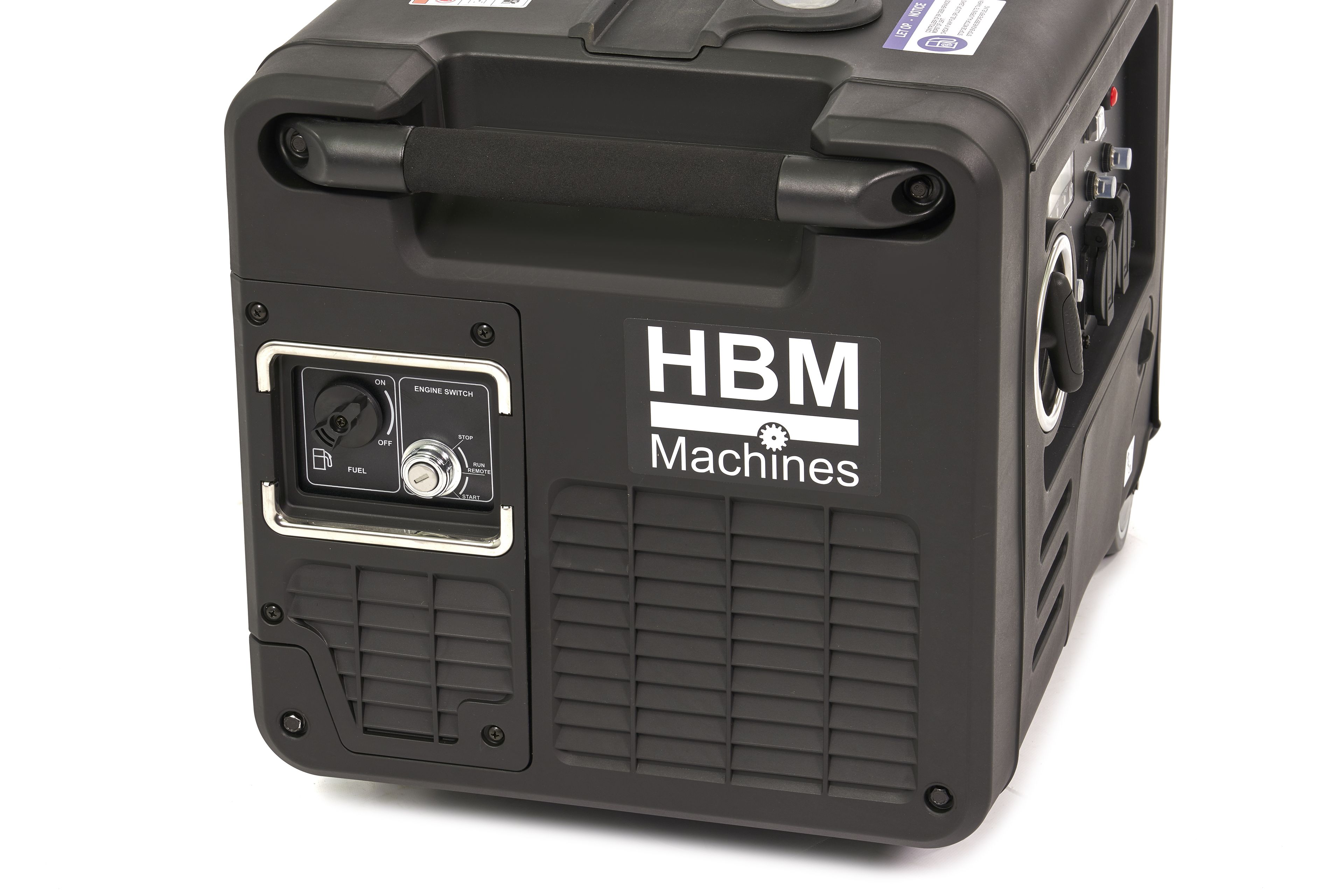 HBM Inverter-Generator mit 223 cm³ Benzinmotor 2×230V/2×12V 4000W Image 3