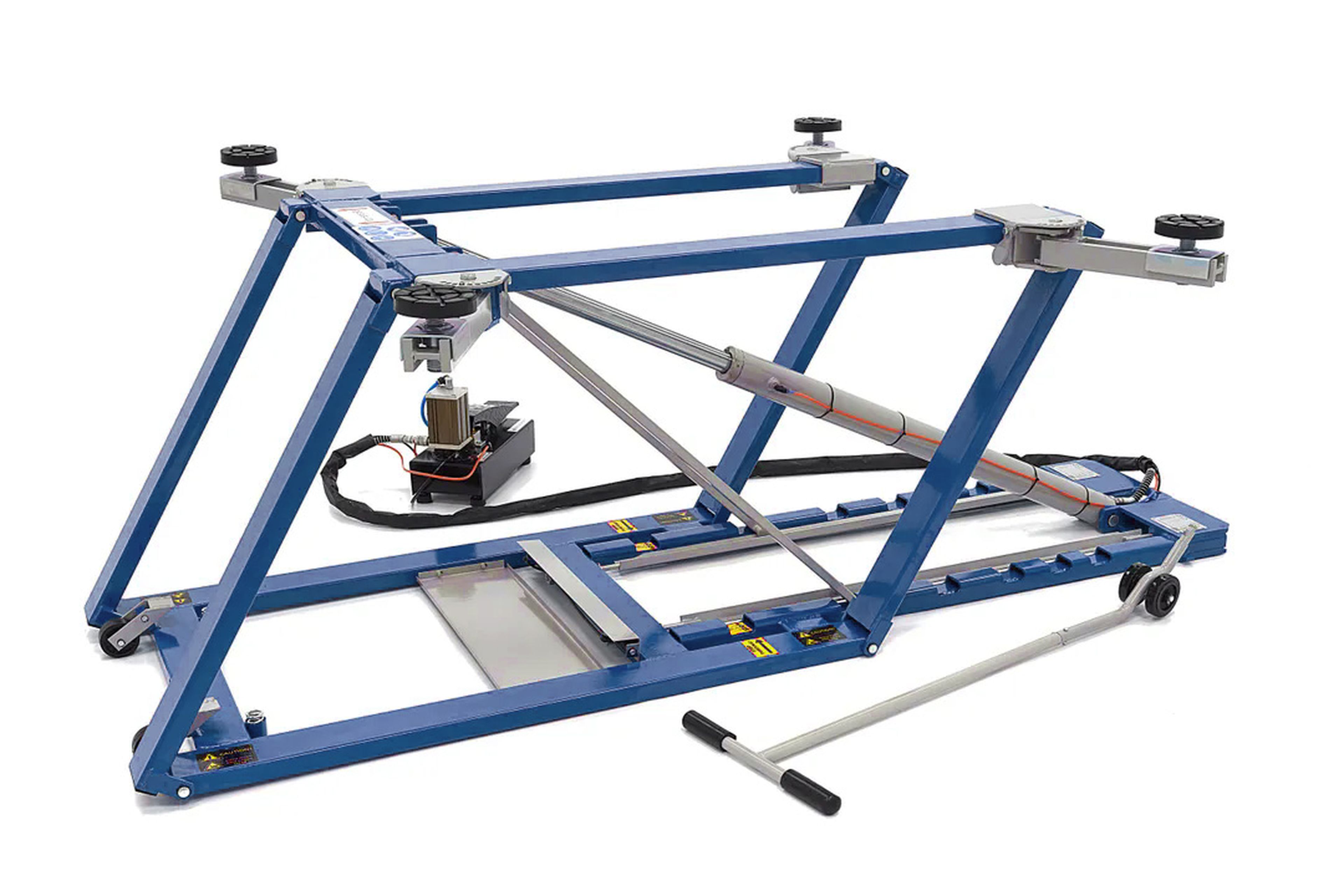 HBM 2500 Kg. Poetsbrug, Autobrug, Bandenbrug, Verstelbaar, Extra Laag Image 3