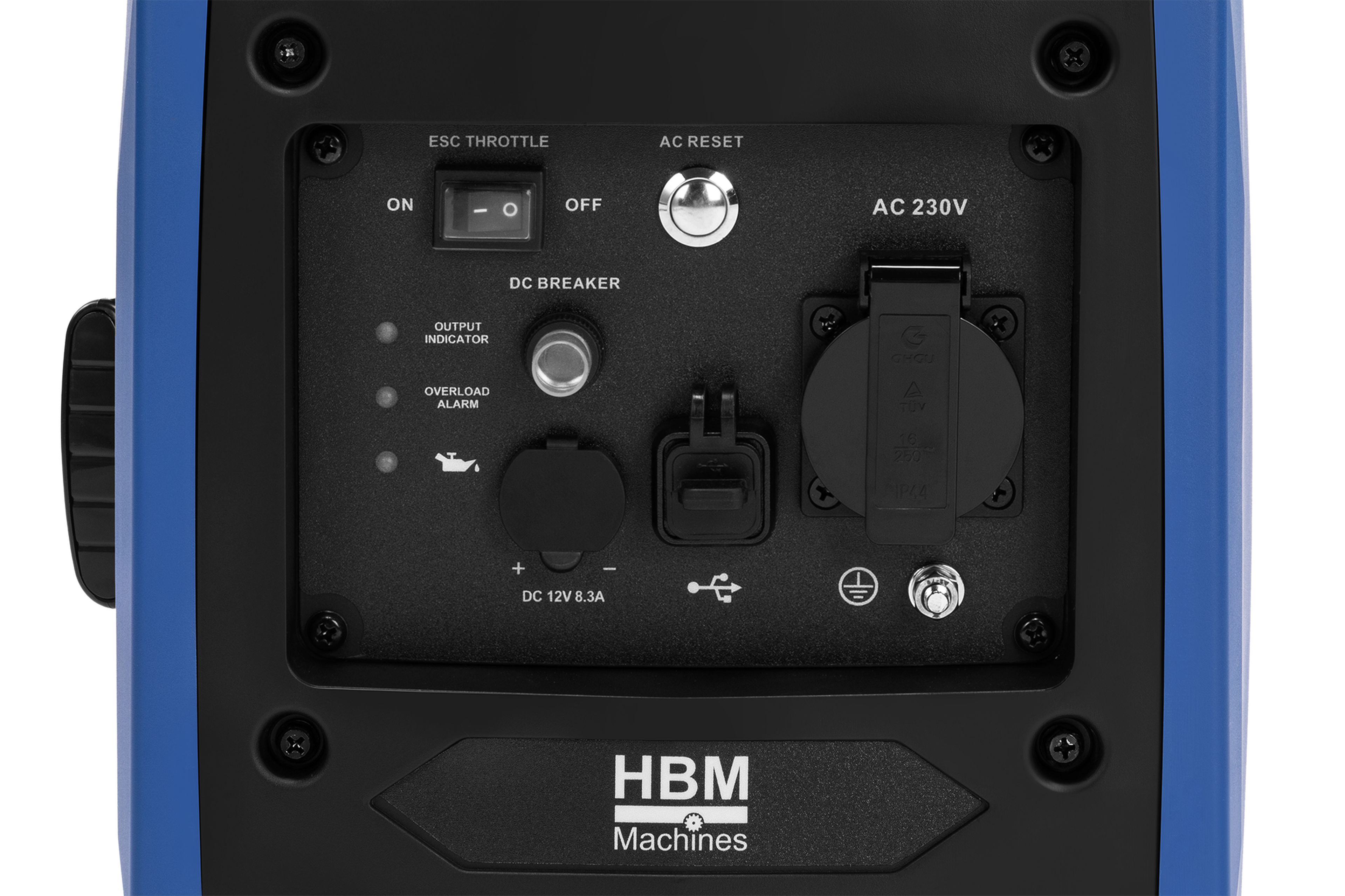 HBM inverter aggregaat, generator met 79 cc benzinemotor 230V 2000W Image 6