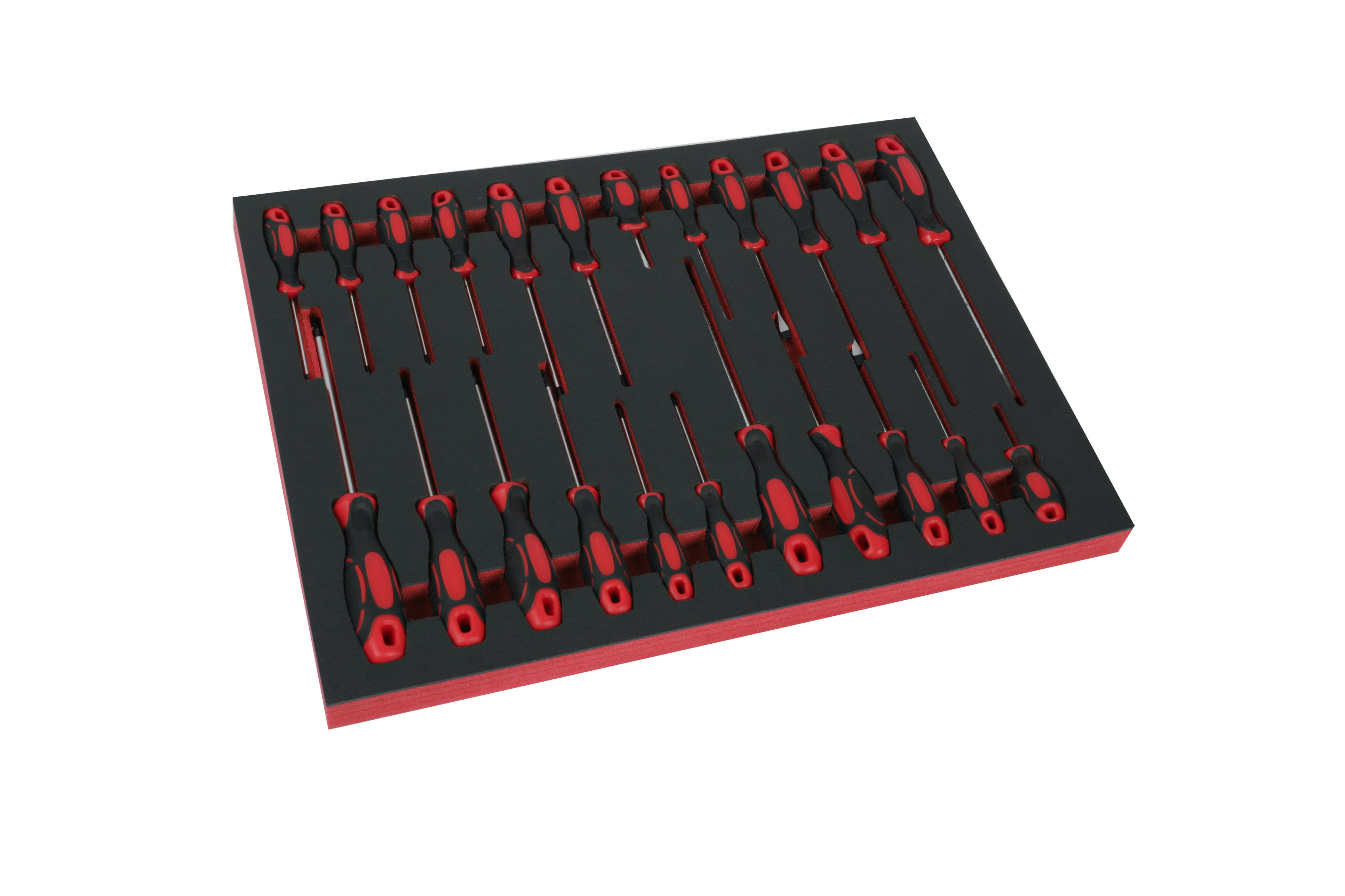 HBM 23 Delige Schroevendraaierset in Carbon Foam inlay voor Gereedschapswagen Image 2