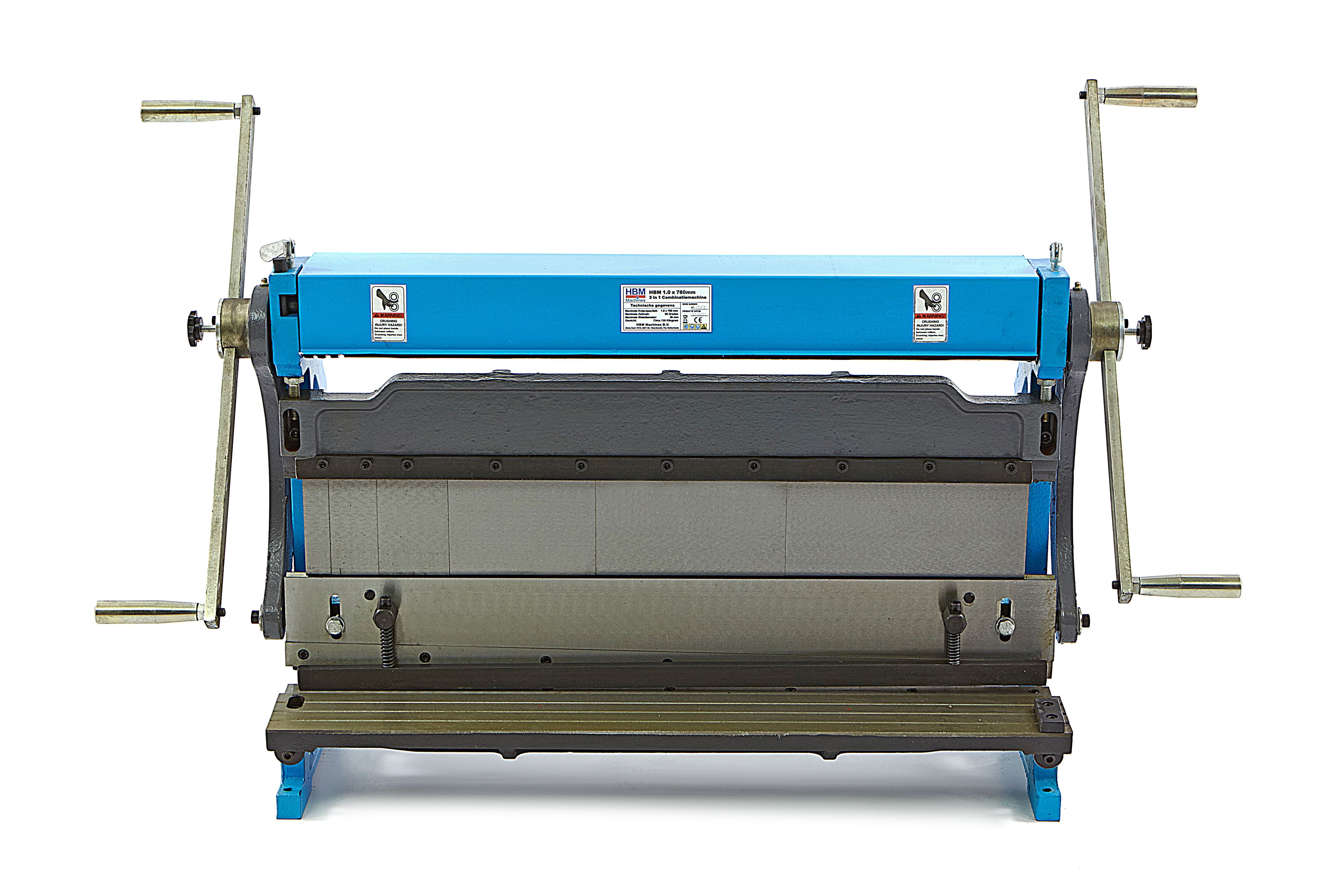 Rouleuse, plieuse et découpeuse HBM 760 mm à 2 bras Image 2