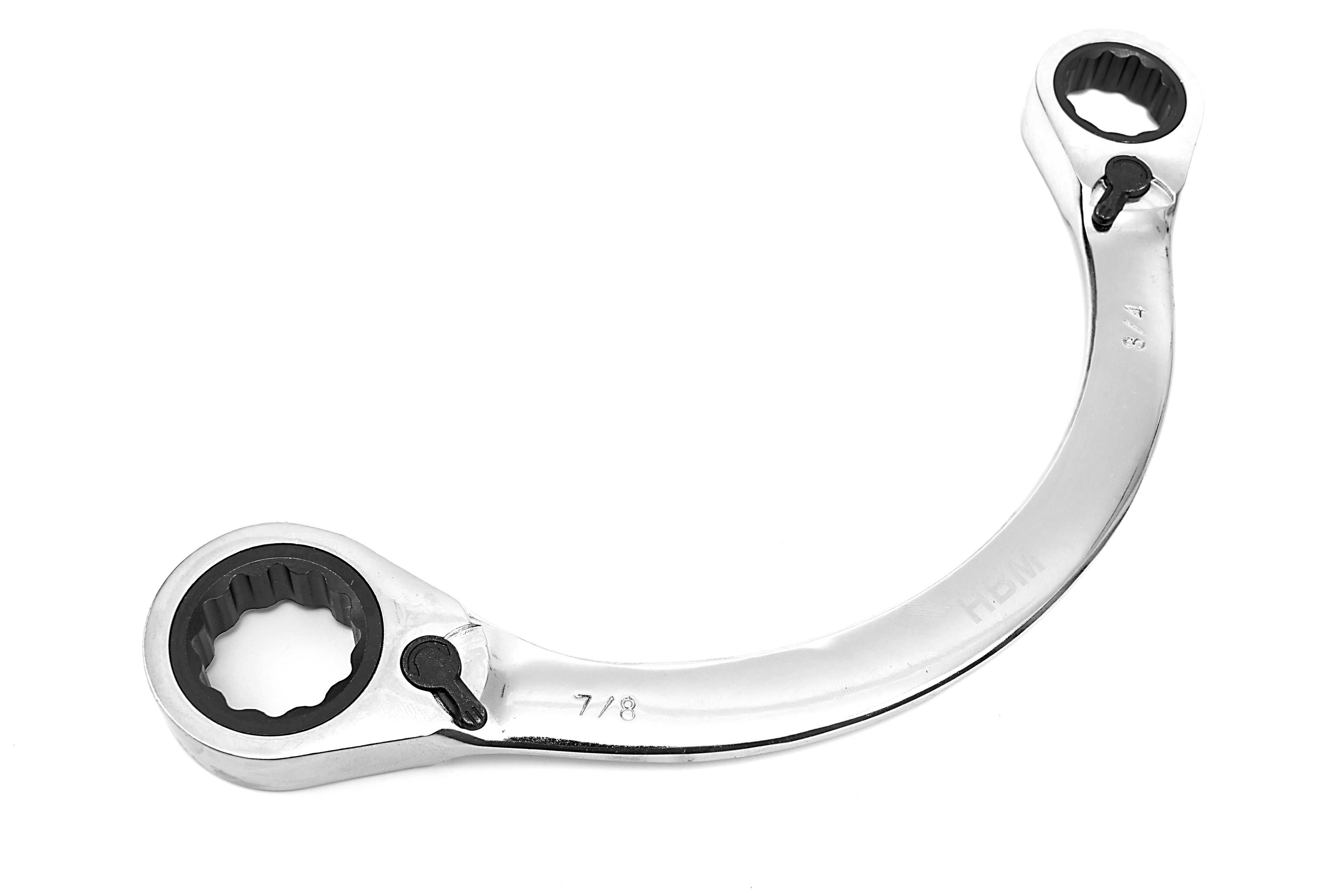 Juego de llaves de arranque profesional HBM de 4 piezas, juego de llaves de media luna Image 4