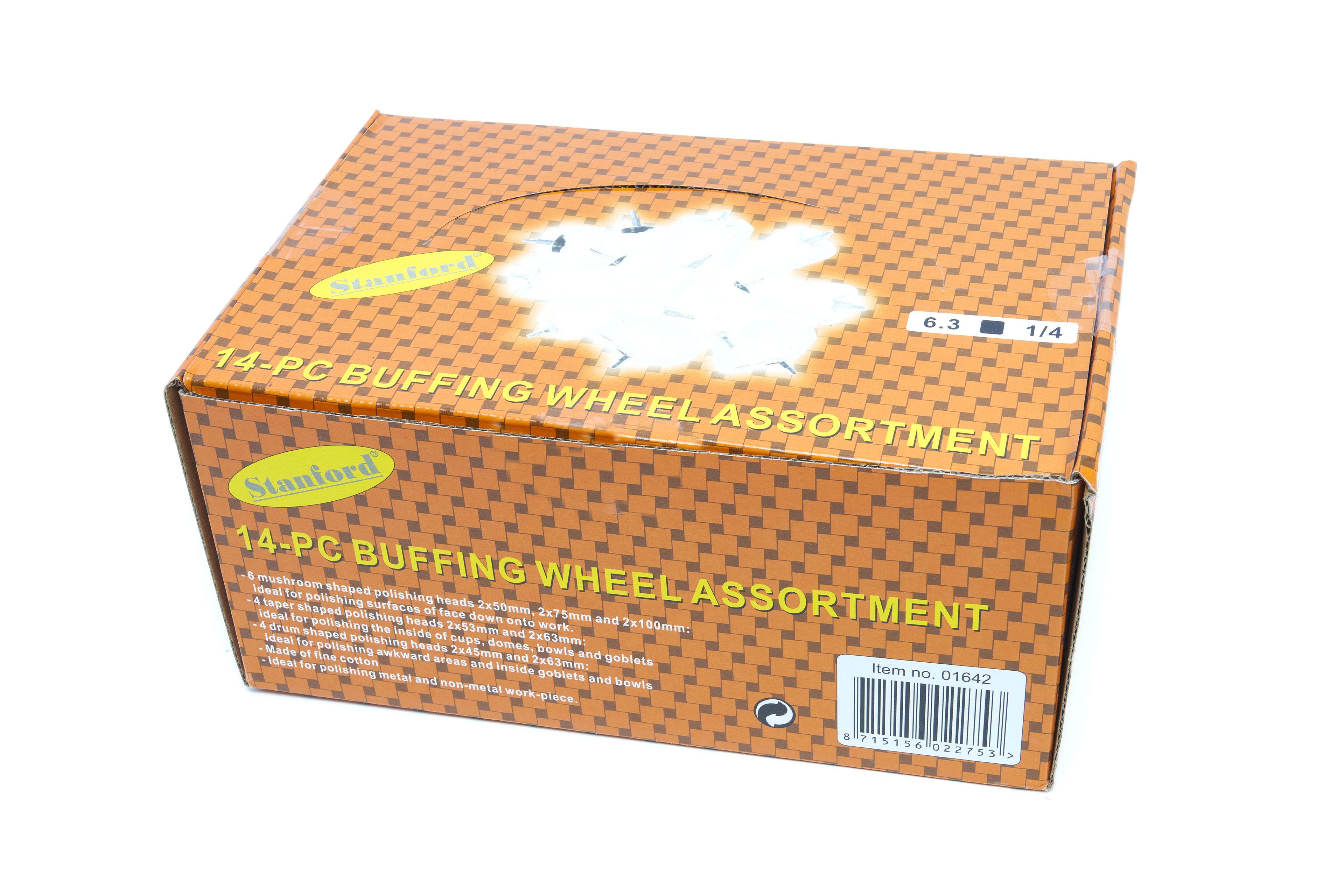 Il set di punte di lucidatura HBM 14 pezzi con 6 mm. Punta Image 3