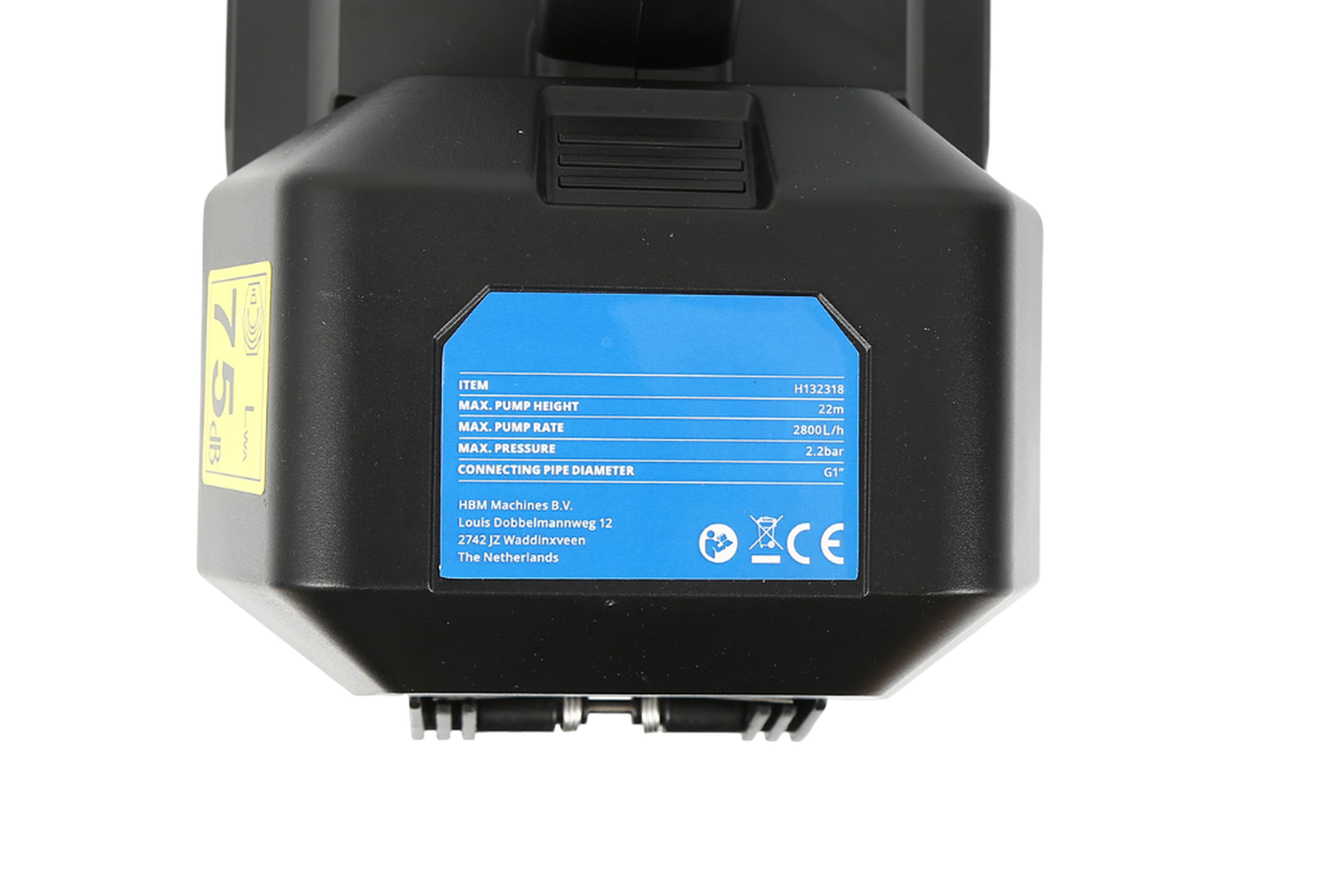 Pompa da giardino HBM a batteria, pompa ad acqua 20 Volt Image 11