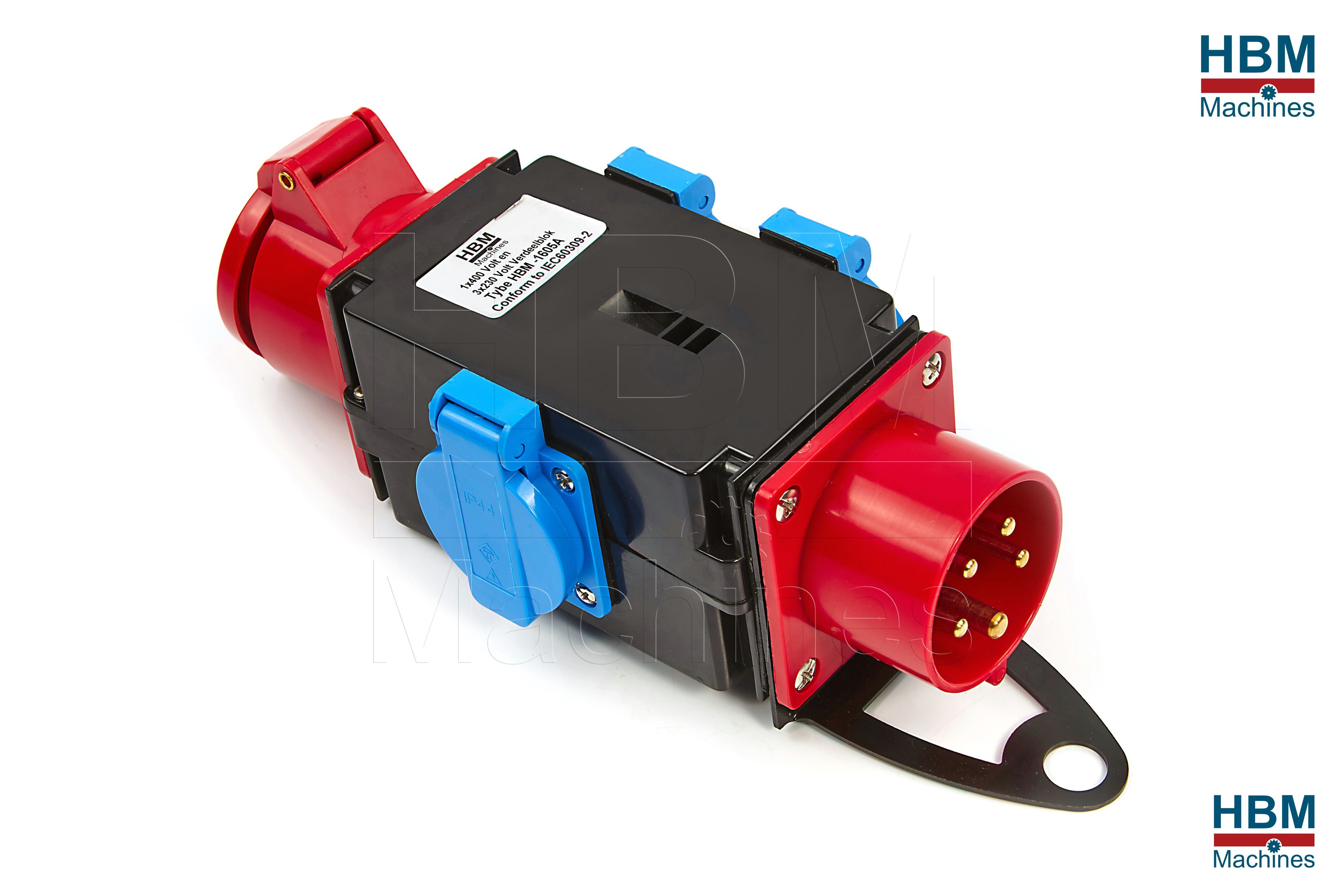 HBM 1 x 400-Volt- und 3 x 230-Volt-Verteiler - geerdet Image 2
