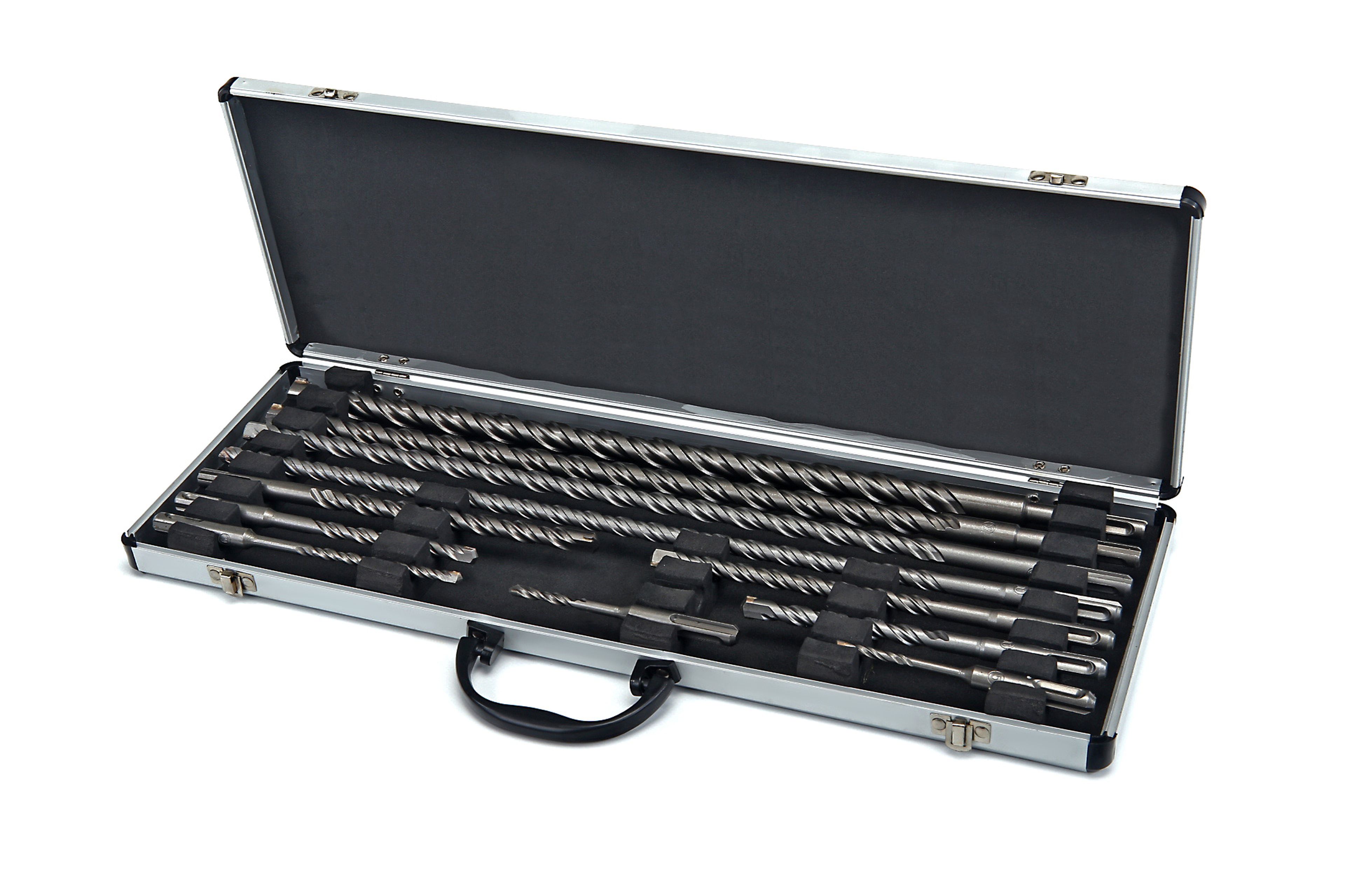 HBM 11-teiliges SDS-Bor-Set im Aluminiumkoffer