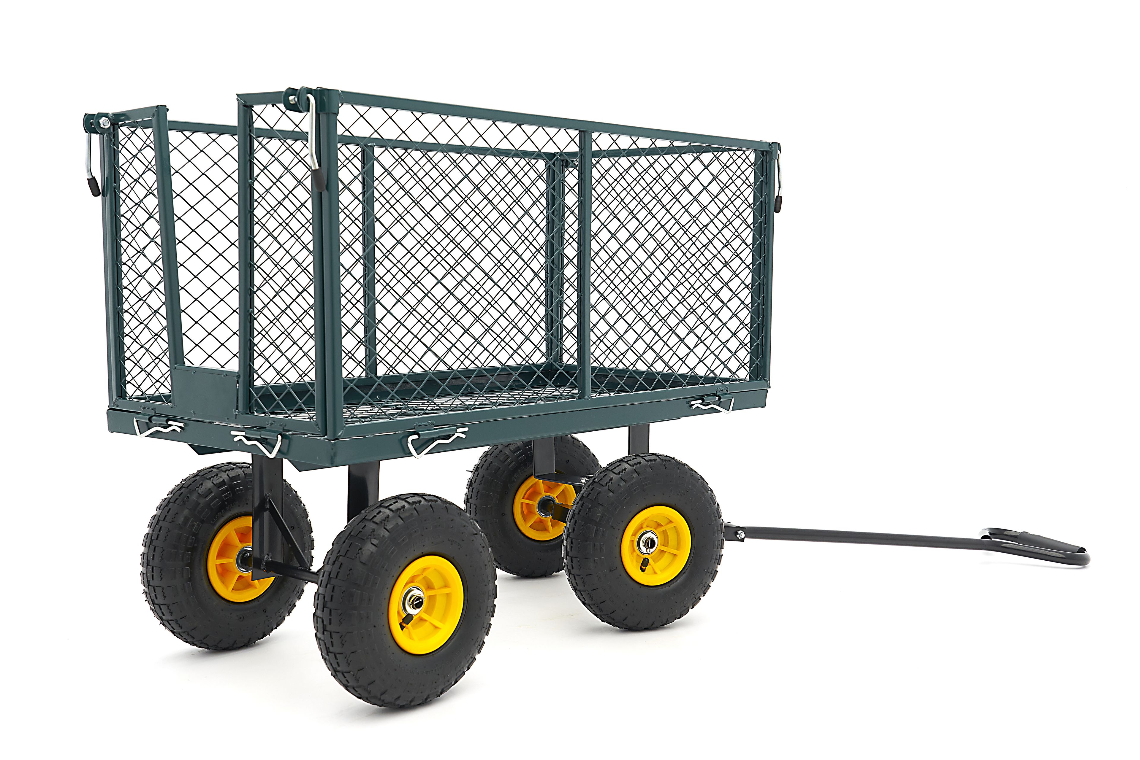 HBM 100 Kg Trolley, Bollard Trolley, Garden Cart With 86 x 46 x 38 cm Cargo Box Includes Canvas Bag Image 10