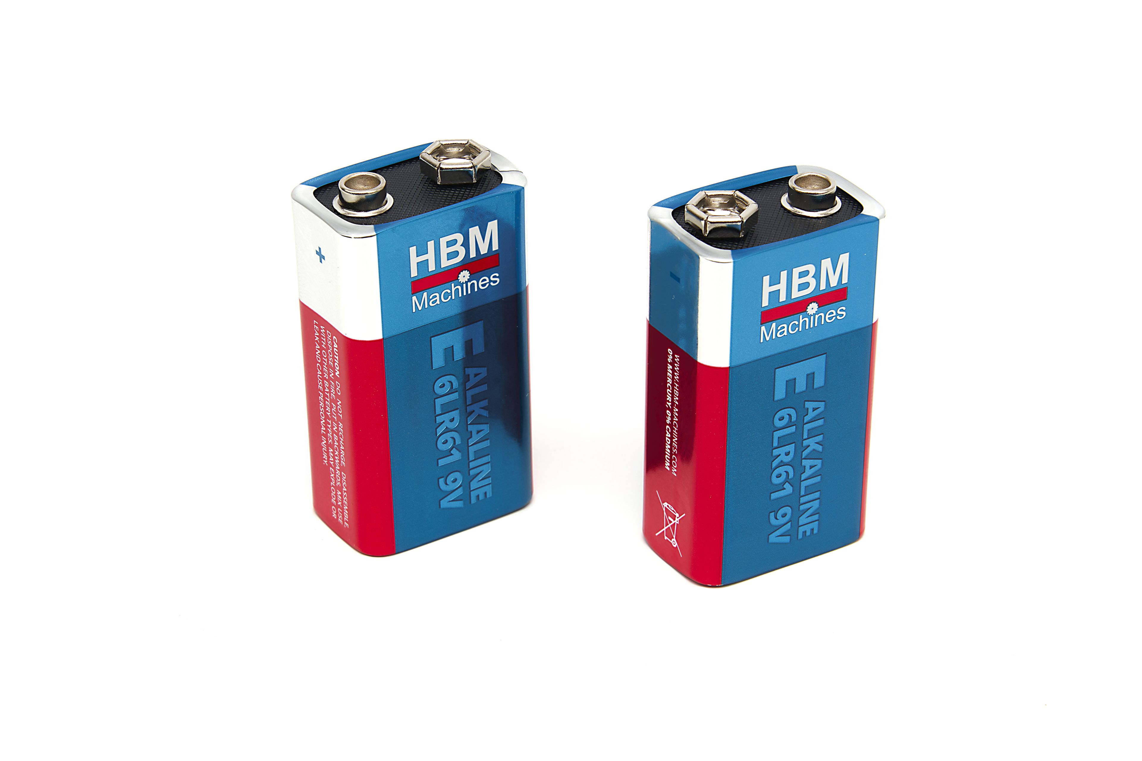 HBM 2 pezzi 9 Volt Super Alkaline Batterien 6LR1