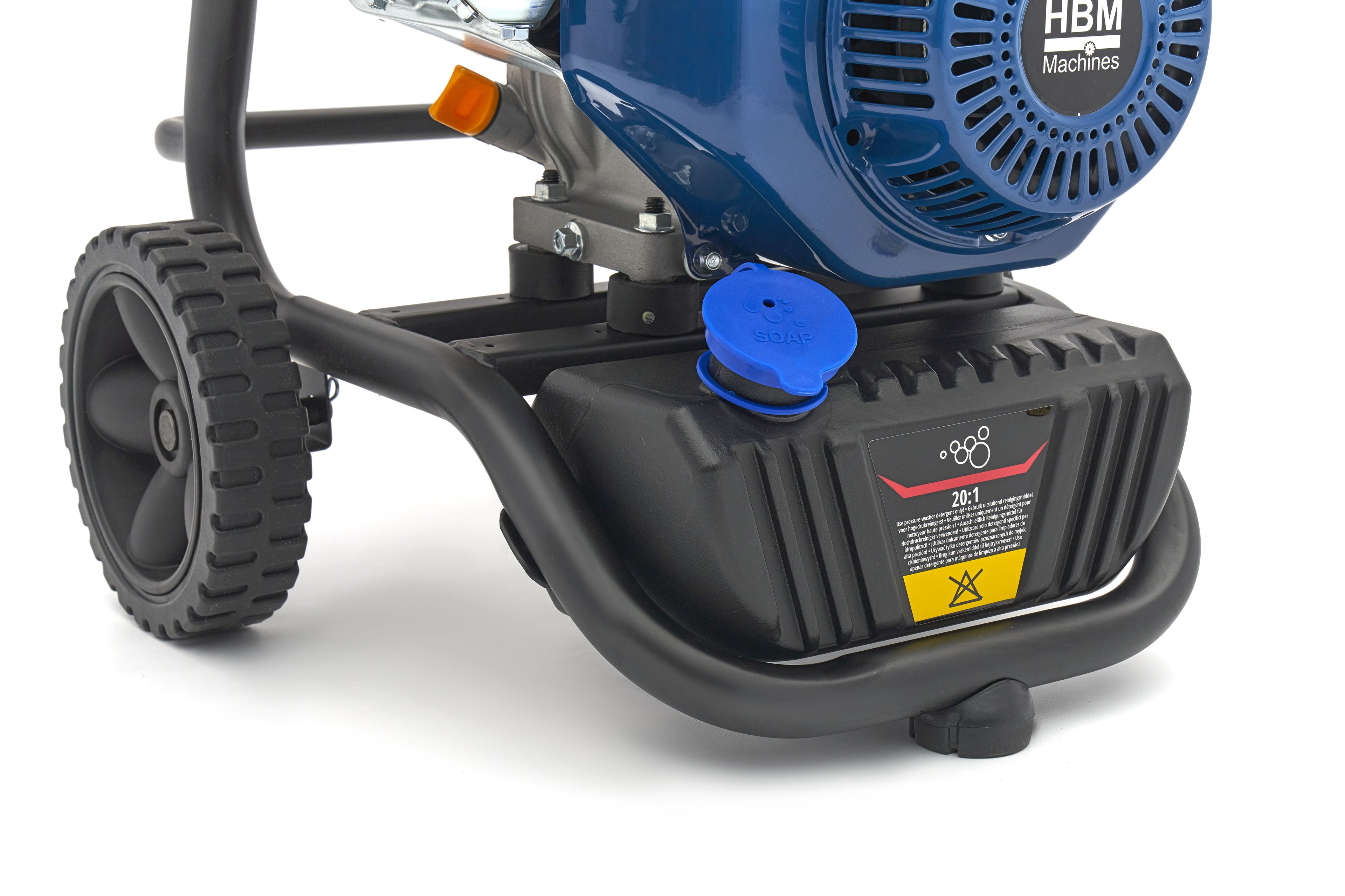HBM benzine hogedrukreiniger 186 bar 8,7L/min 196cc Image 17
