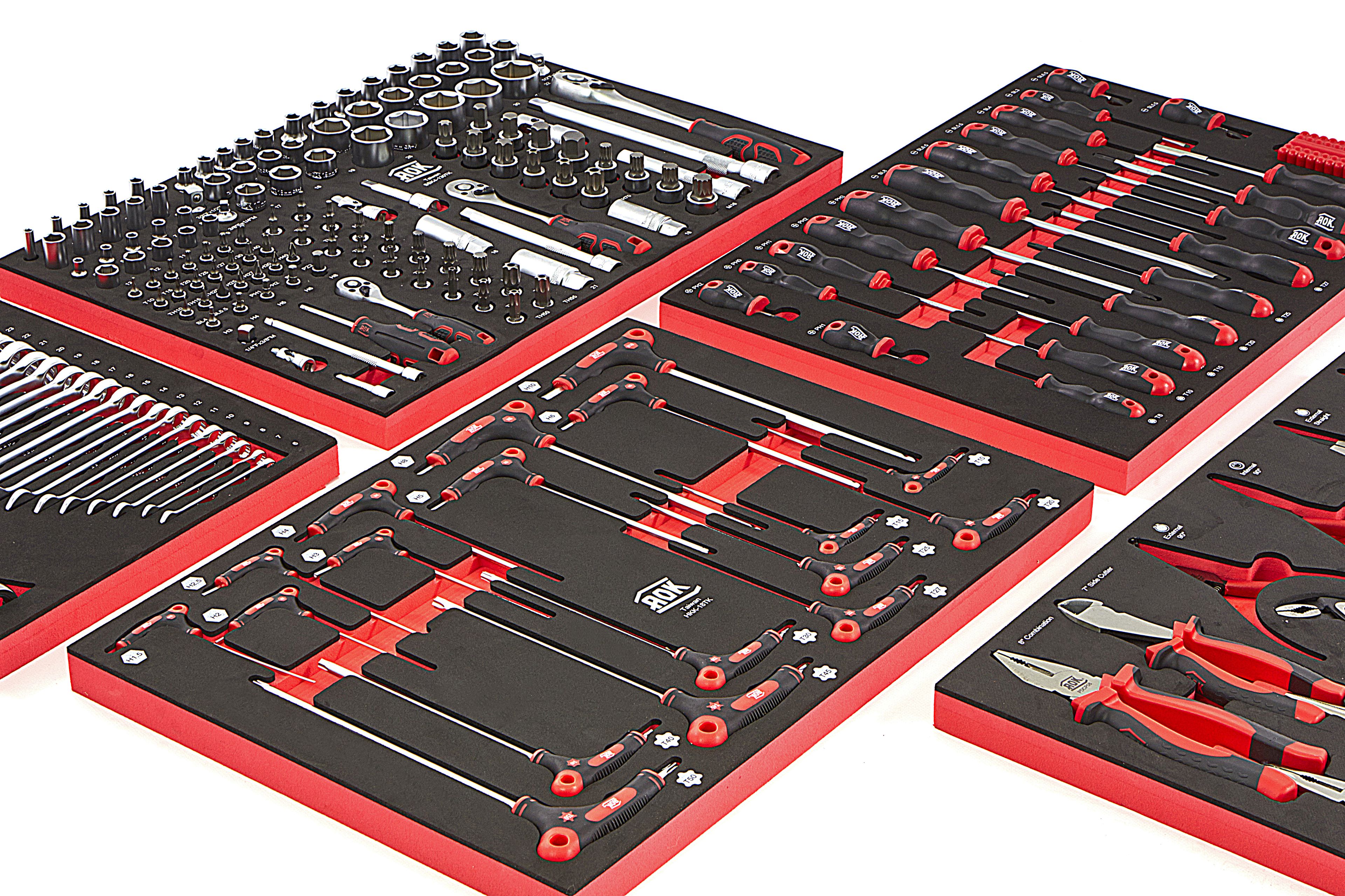 AOK Professionele Gevulde Gereedschapswagen - 249 Delig Image 4