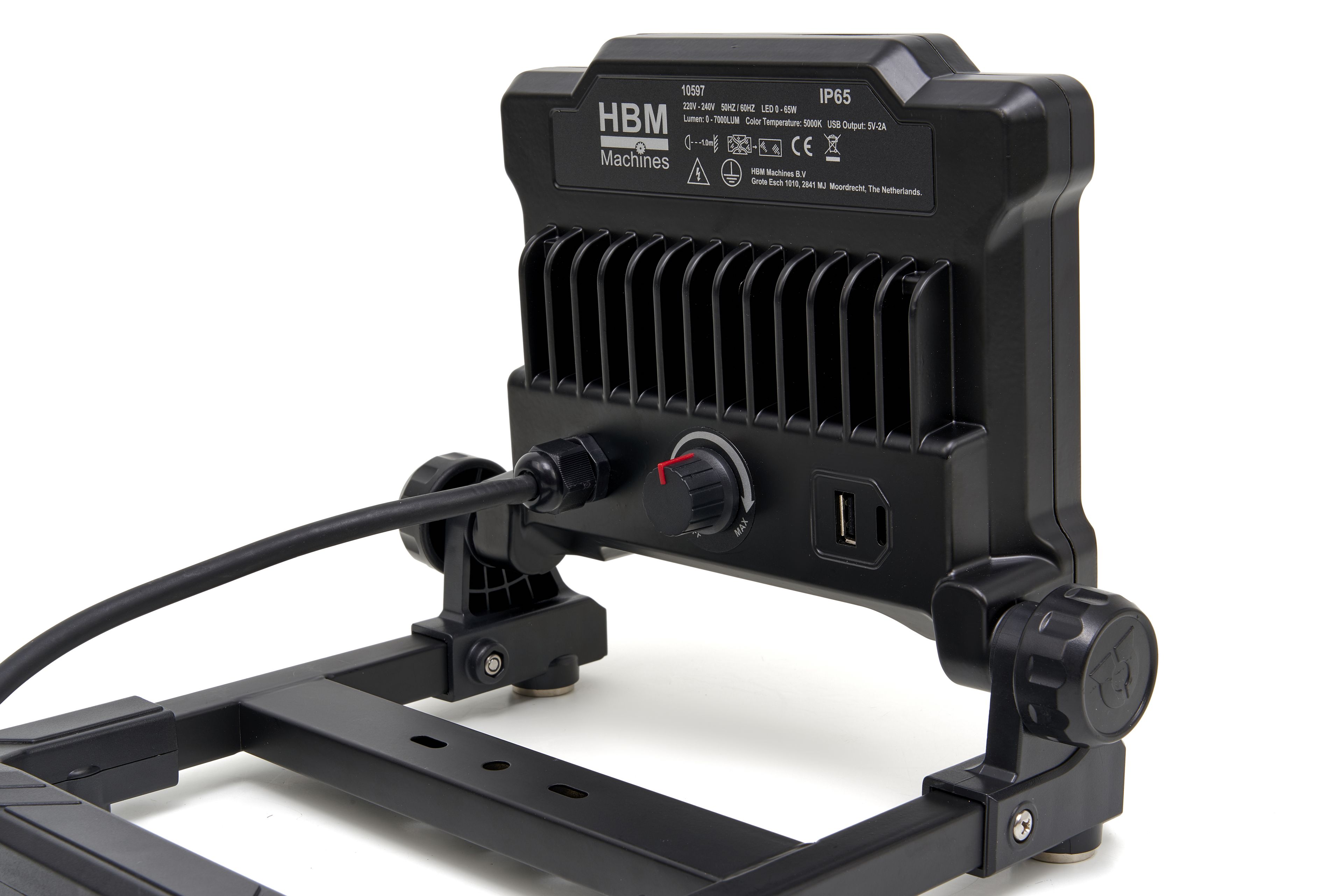 Lámpara de construcción LED plegable y regulable HBM profesional de 0 a 7000 lúmenes Image 5