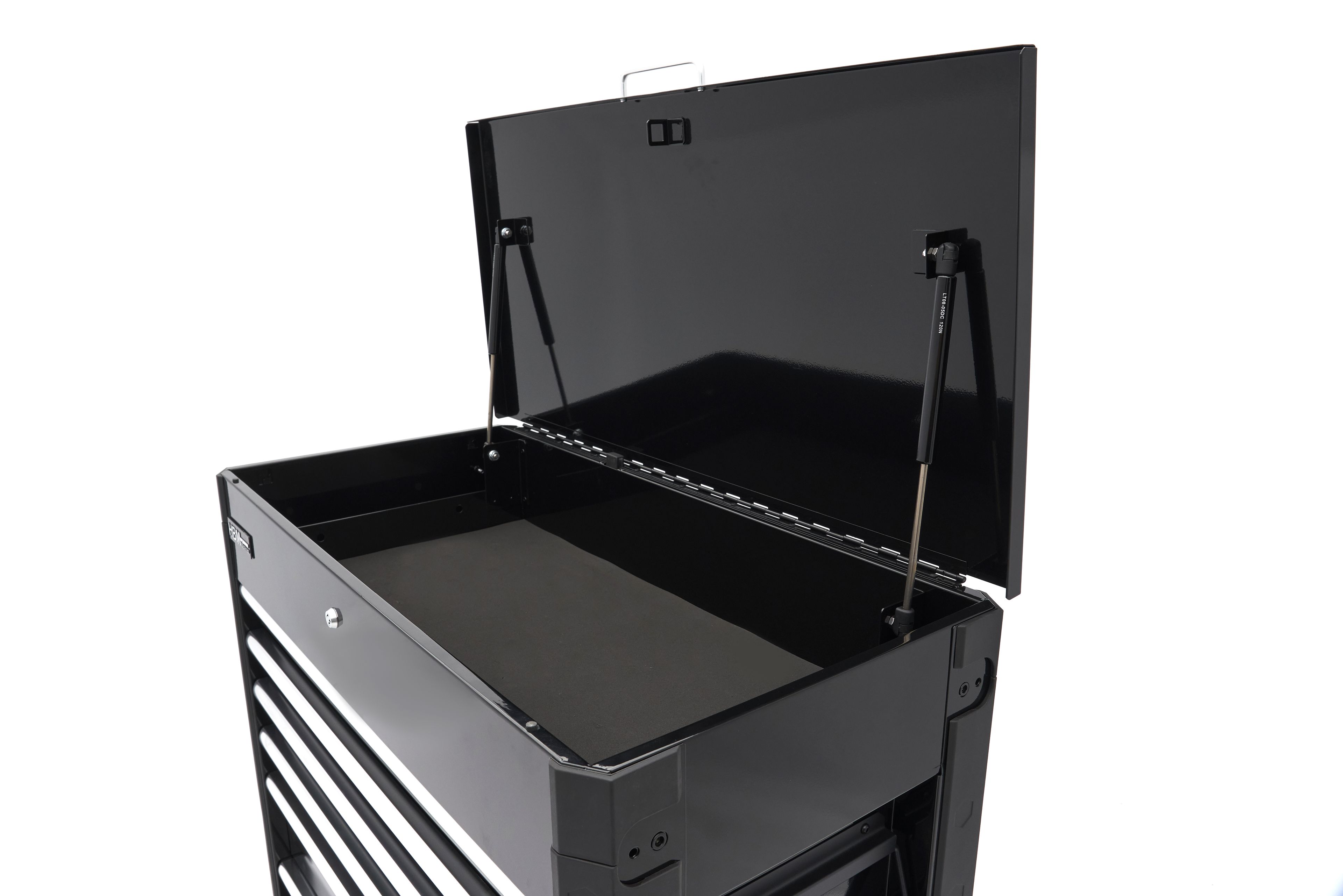 Carro de herramientas HBM con 6 cajones, 97 cm, negro Image 12