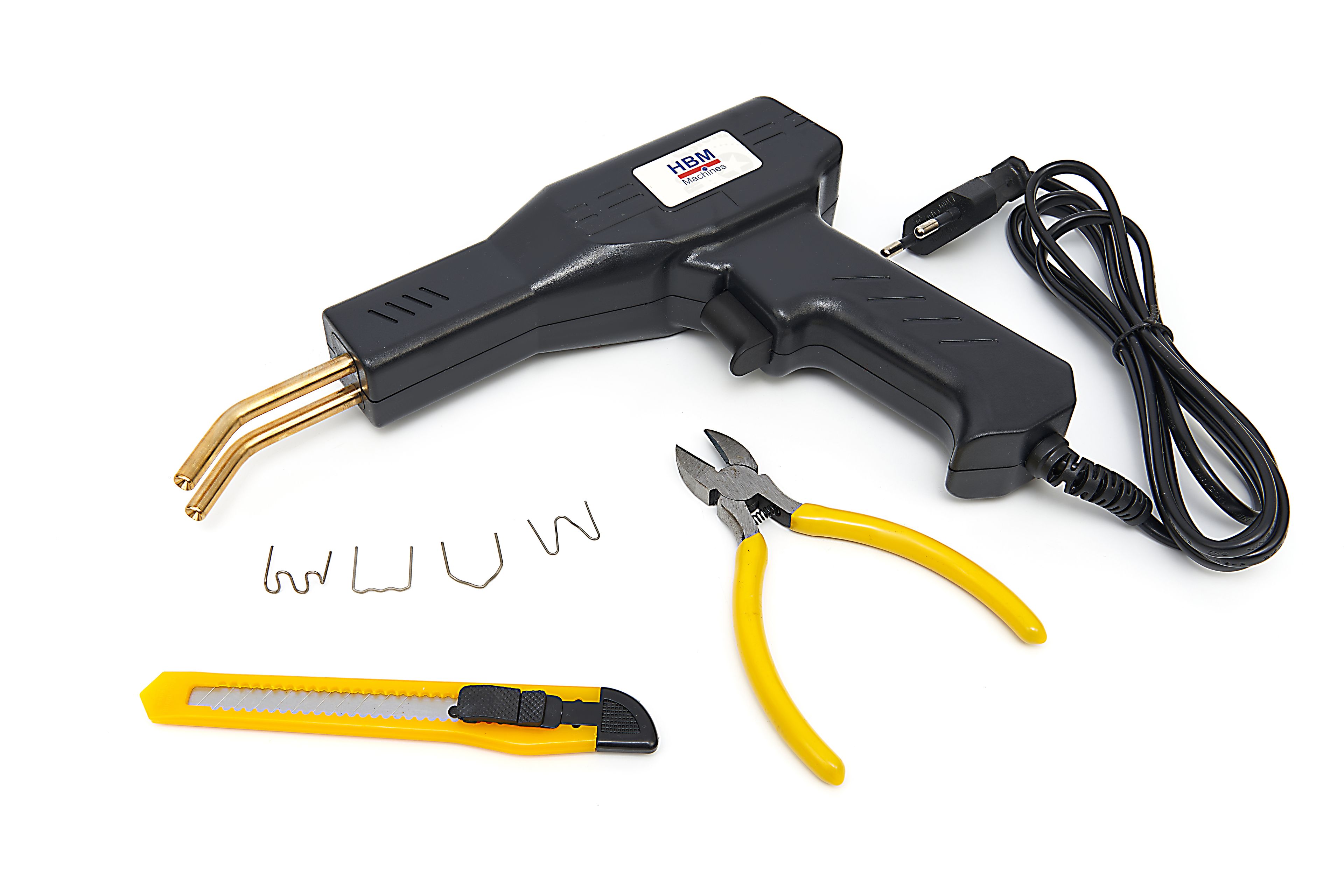 Agrafeuse à chaud HBM 43 watts, soudeuse en plastique, kit de réparation de pare-chocs comprenant 200 agrafes. Image 2