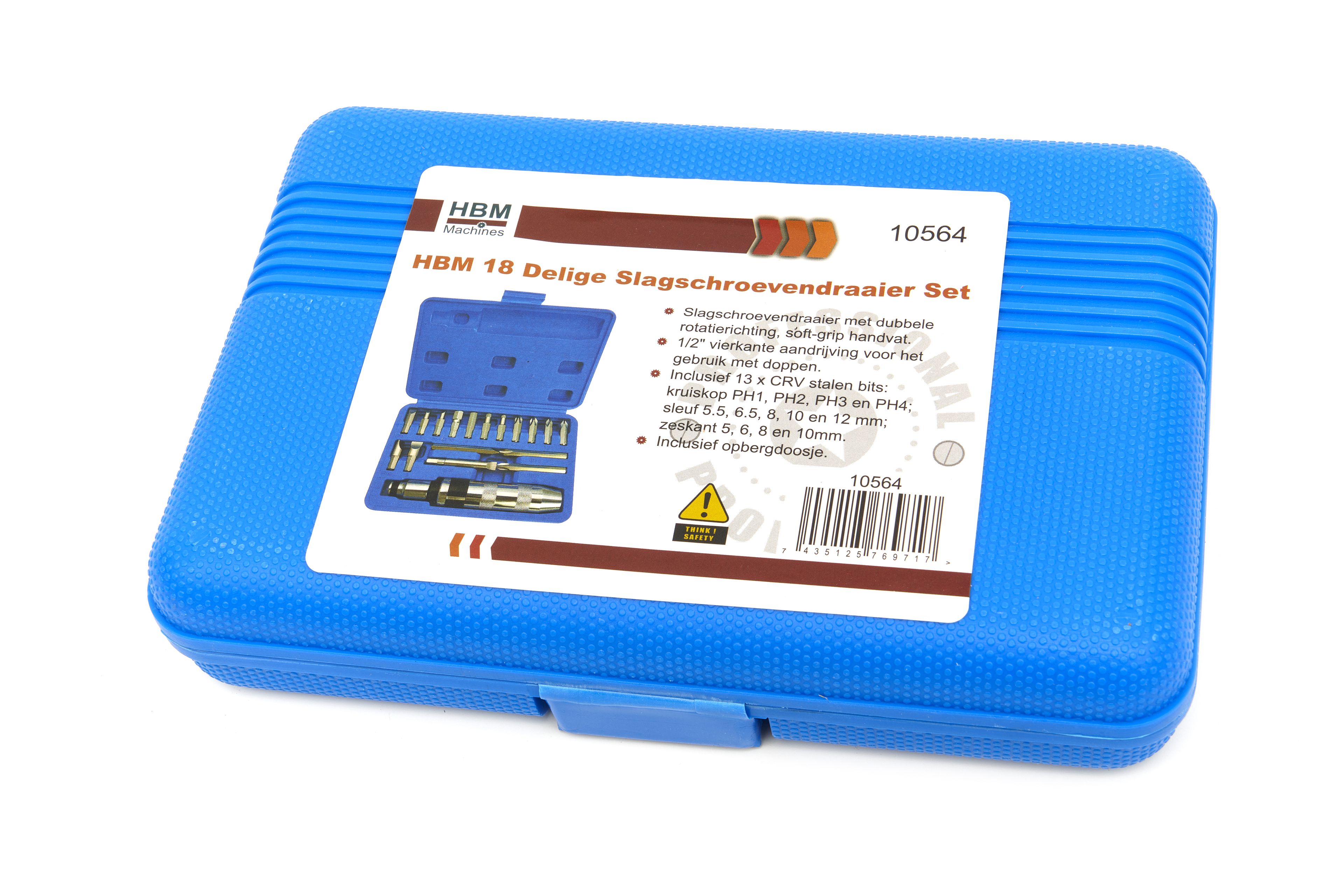 HBM - Jeu de clés à chocs 18 pièces Image 7