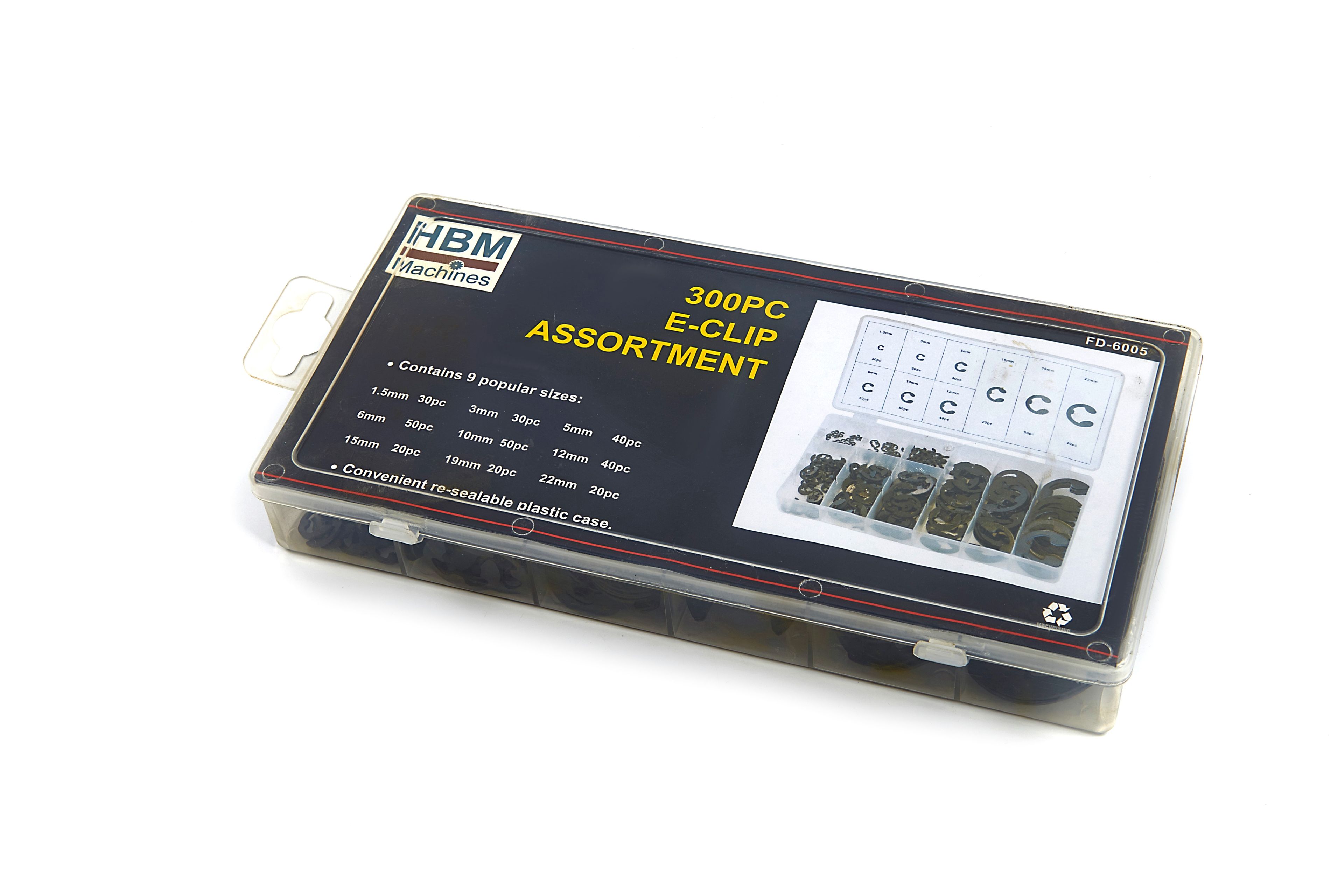 Conjunto de E-Clip HBM de 300 piezas Image 3