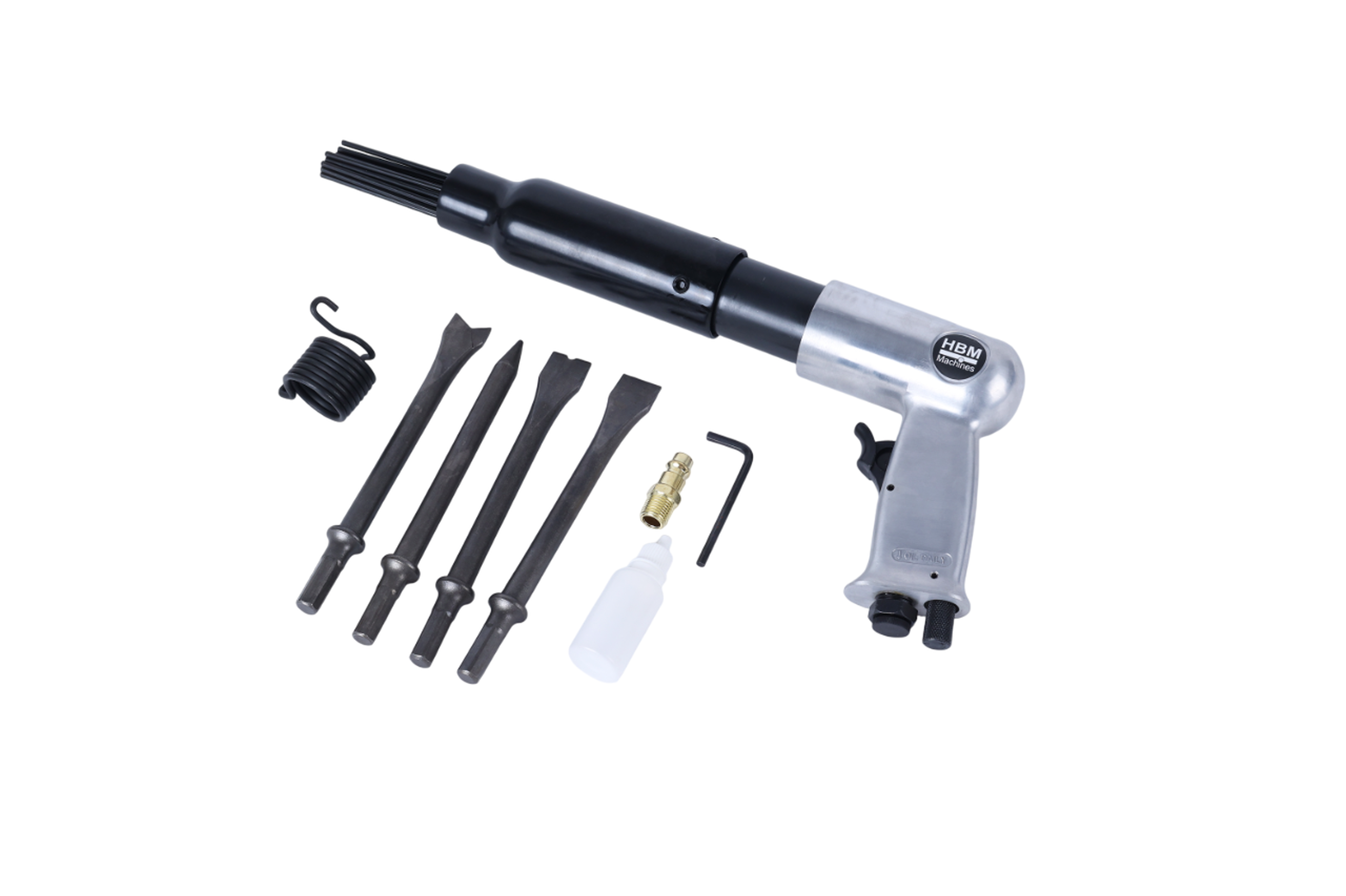 HBM 2-in-1 pneumatische naaldbikhamer