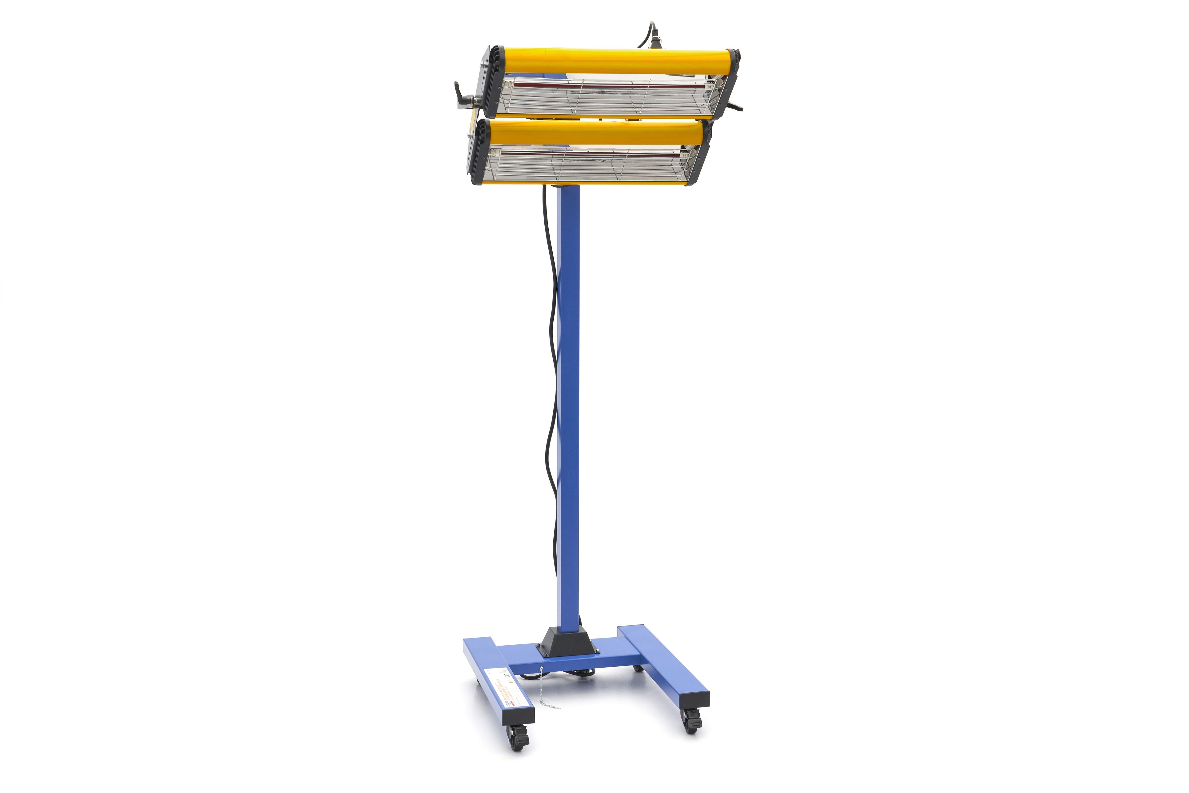 HBM Professional Infrared Paint radiateur de séchage sur support mobile 1 100 W Image 11