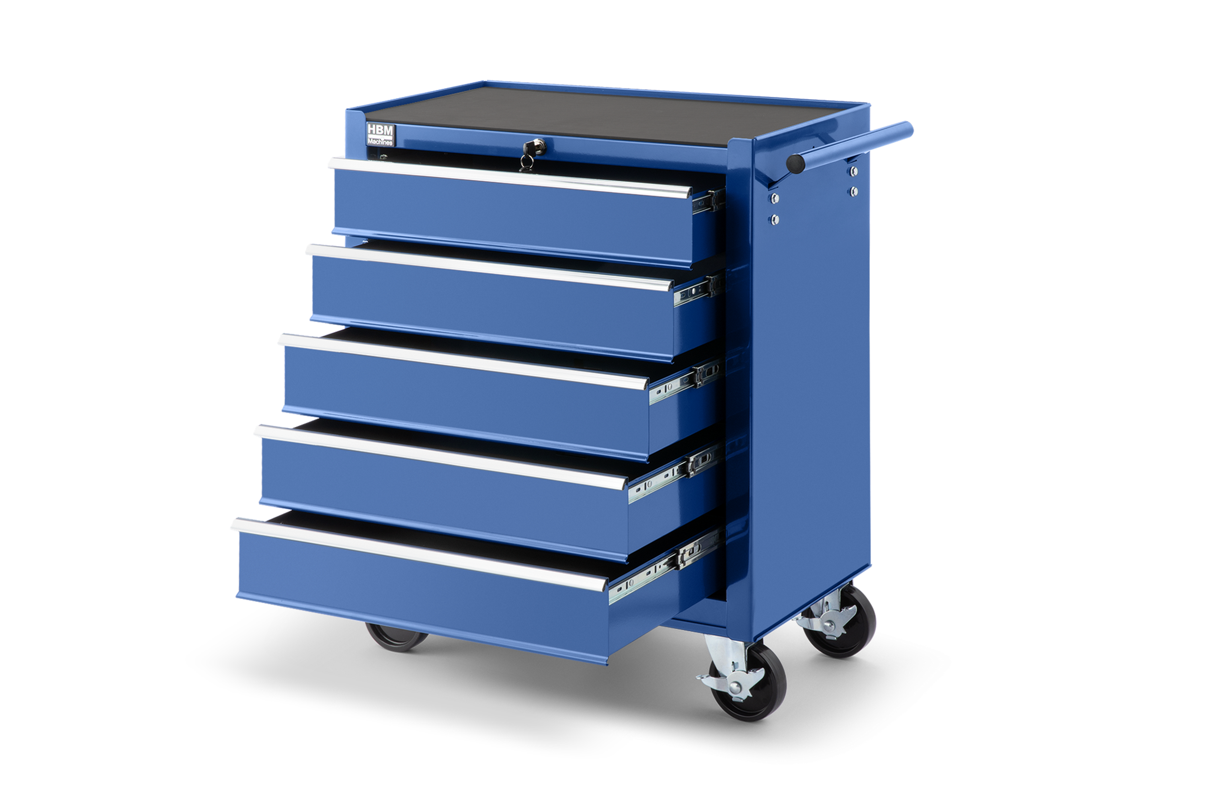 HBM Werkzeugwagen 5 Schubladen, 62 cm, blau Image 4