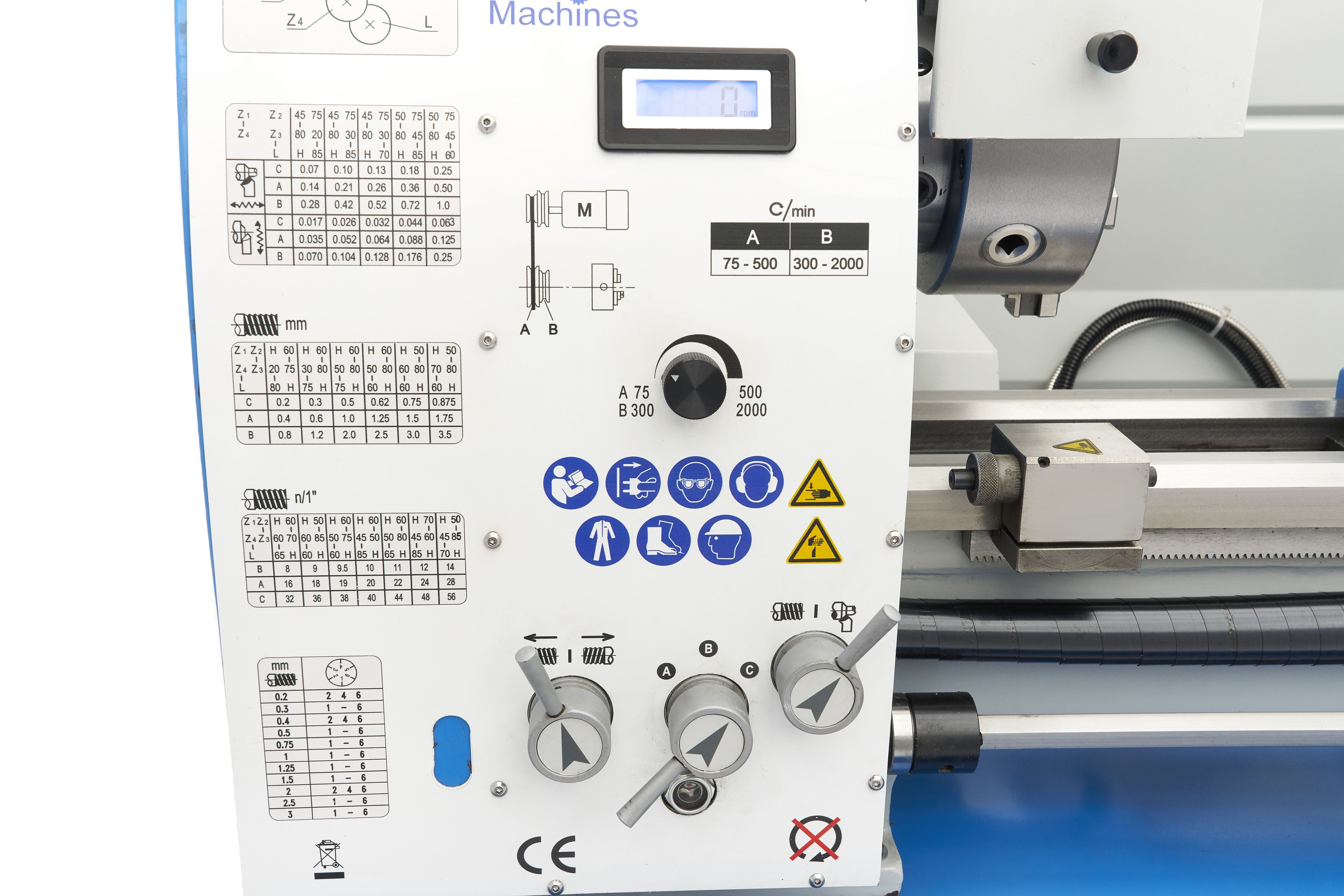 HBM tornio per metallo 320 x 900 DRO vario Image 16