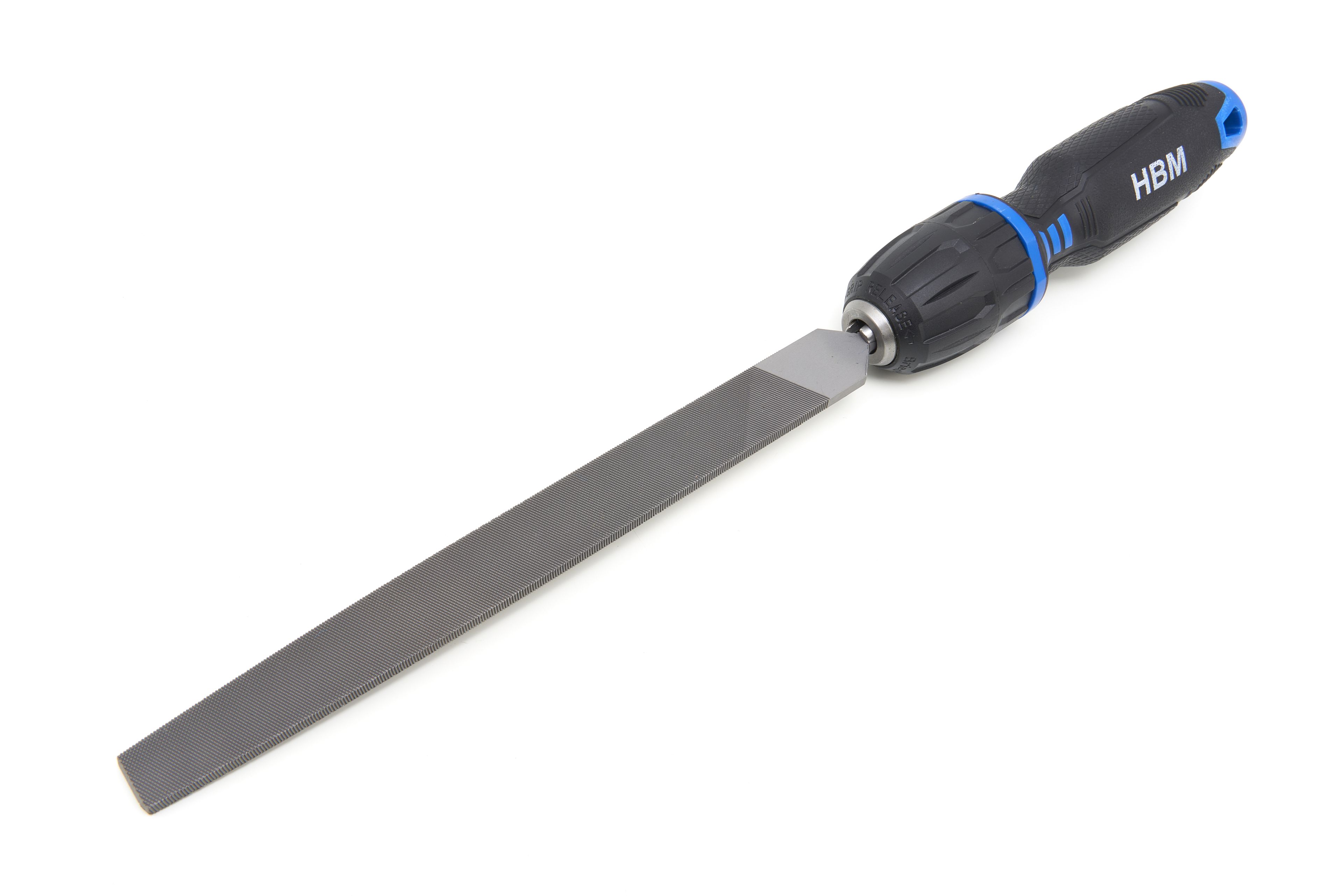 HBM Jeu de limes professionnelles 19 pièces avec poignée souple antidérapante dans une pochette de rangement Image 6