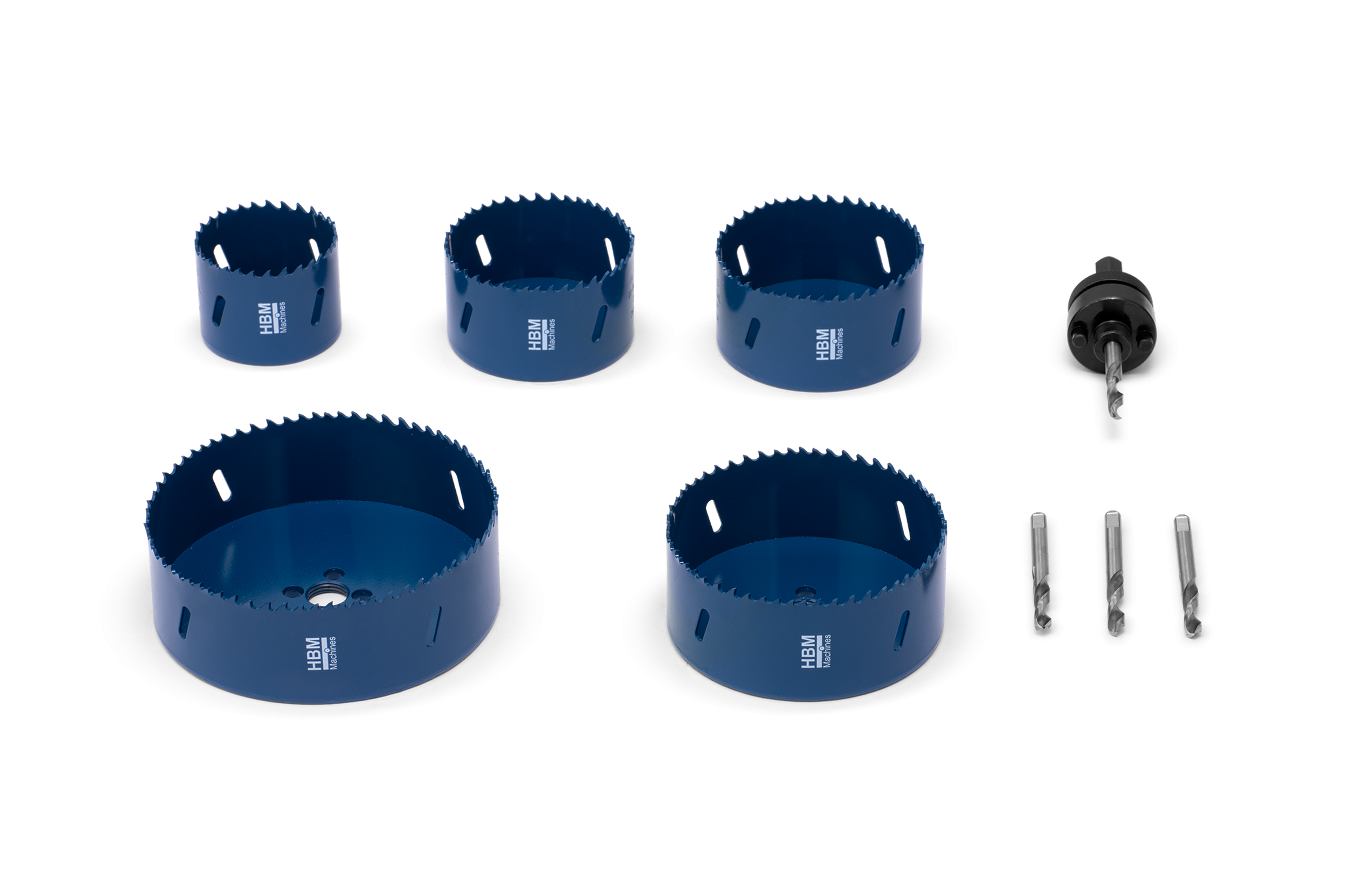 HBM bi-metaal gatenzaag set, 9-delig, 57 - 127 mm Image 4