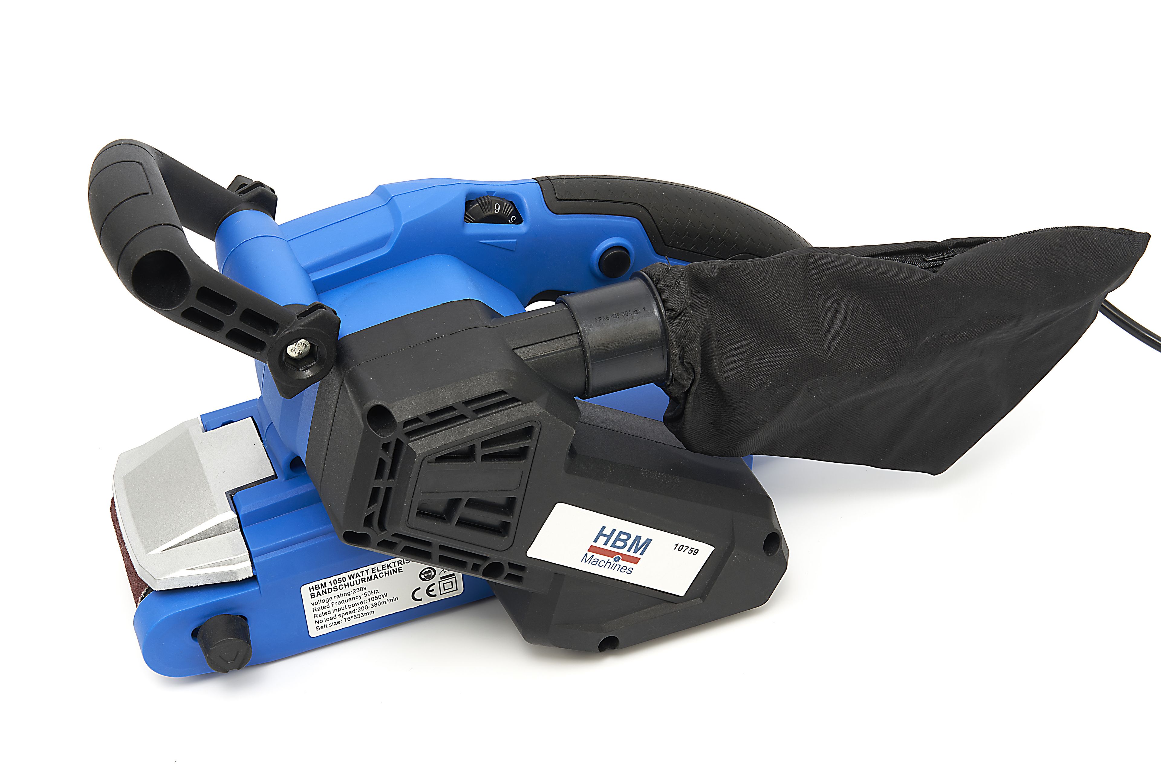 HBM Ponceuse à bande électrique 1050 watts Image 4