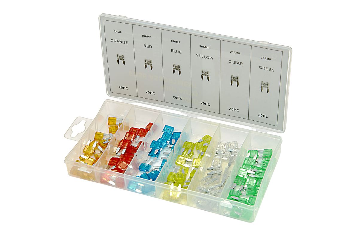 HBM 120 Piezas MINI Fusibles de Coche Asortimento