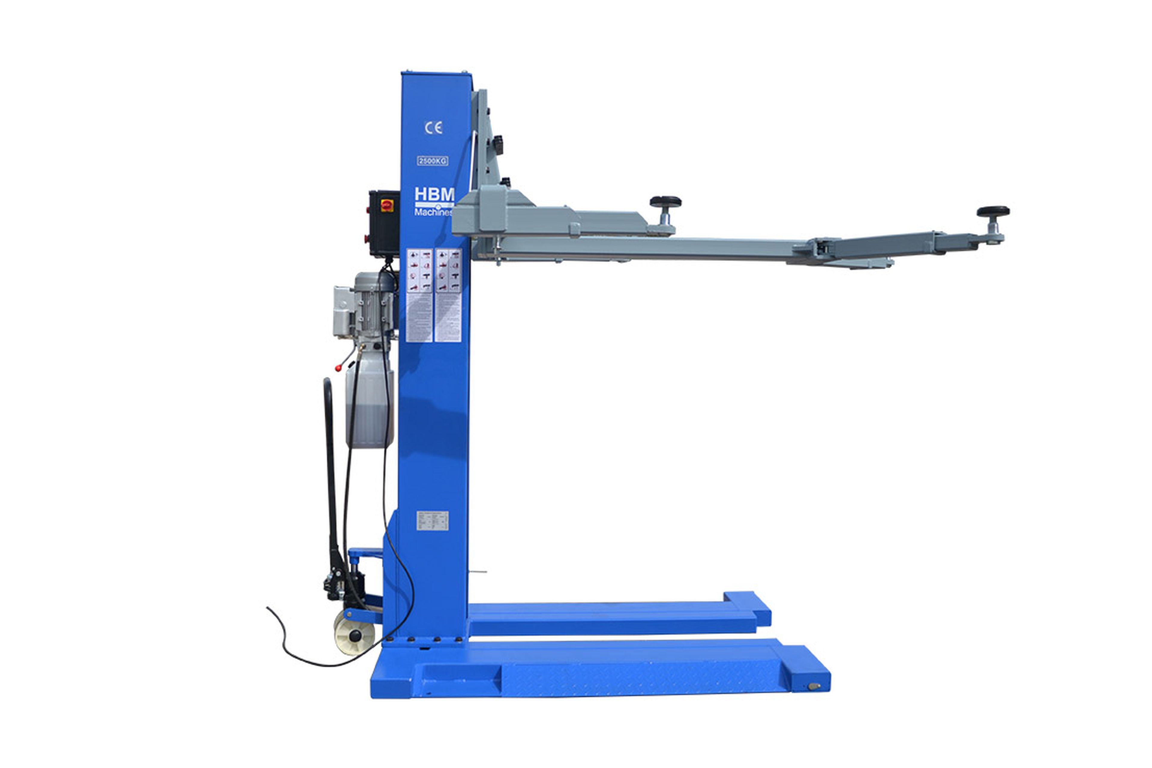 Elevador Móvil de 1 Columna HBM con Desbloqueo Electrónico 2500 Kg Image 2