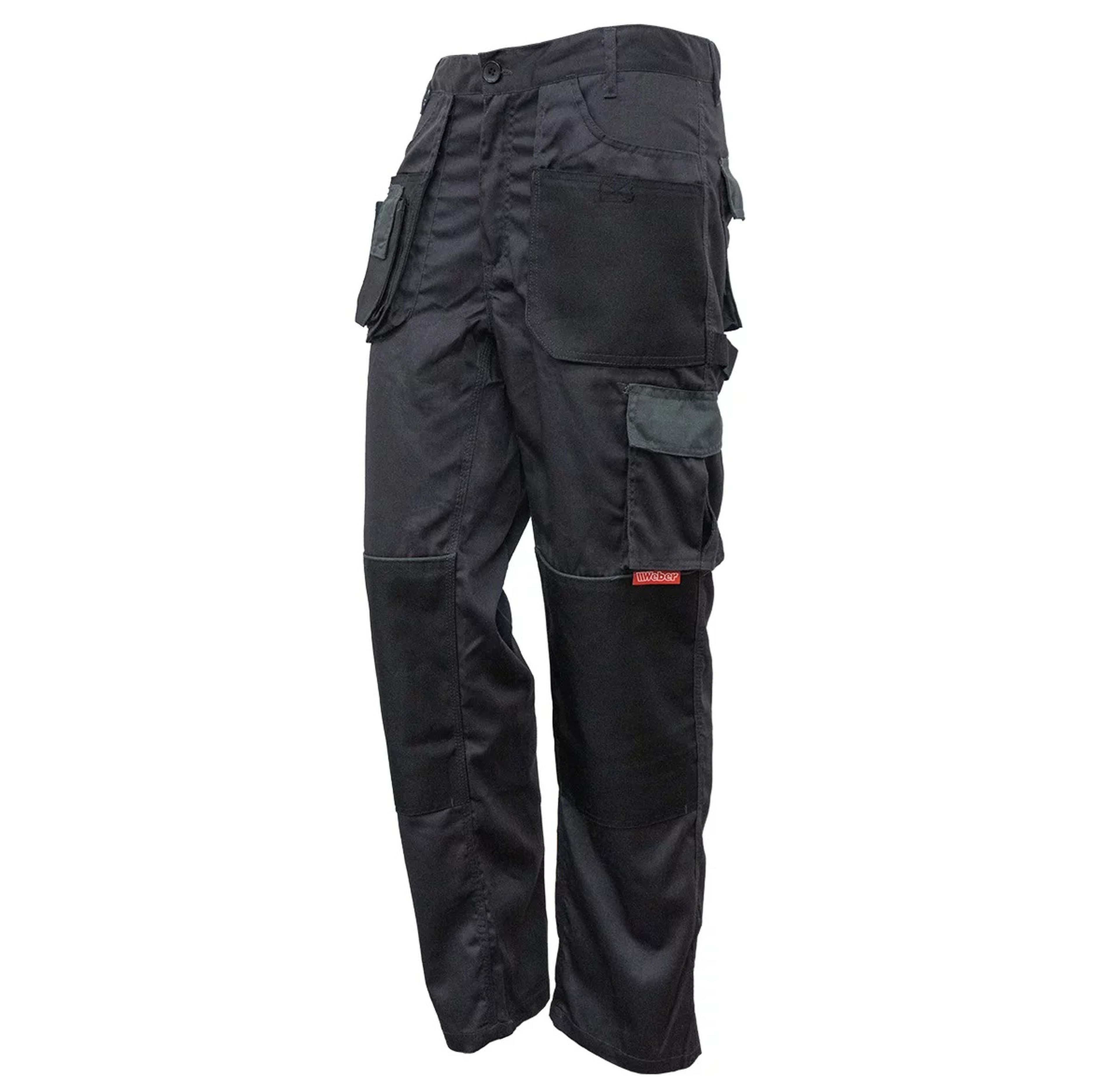 Pantaloni da lavoro confortevoli Weber neri lunghi