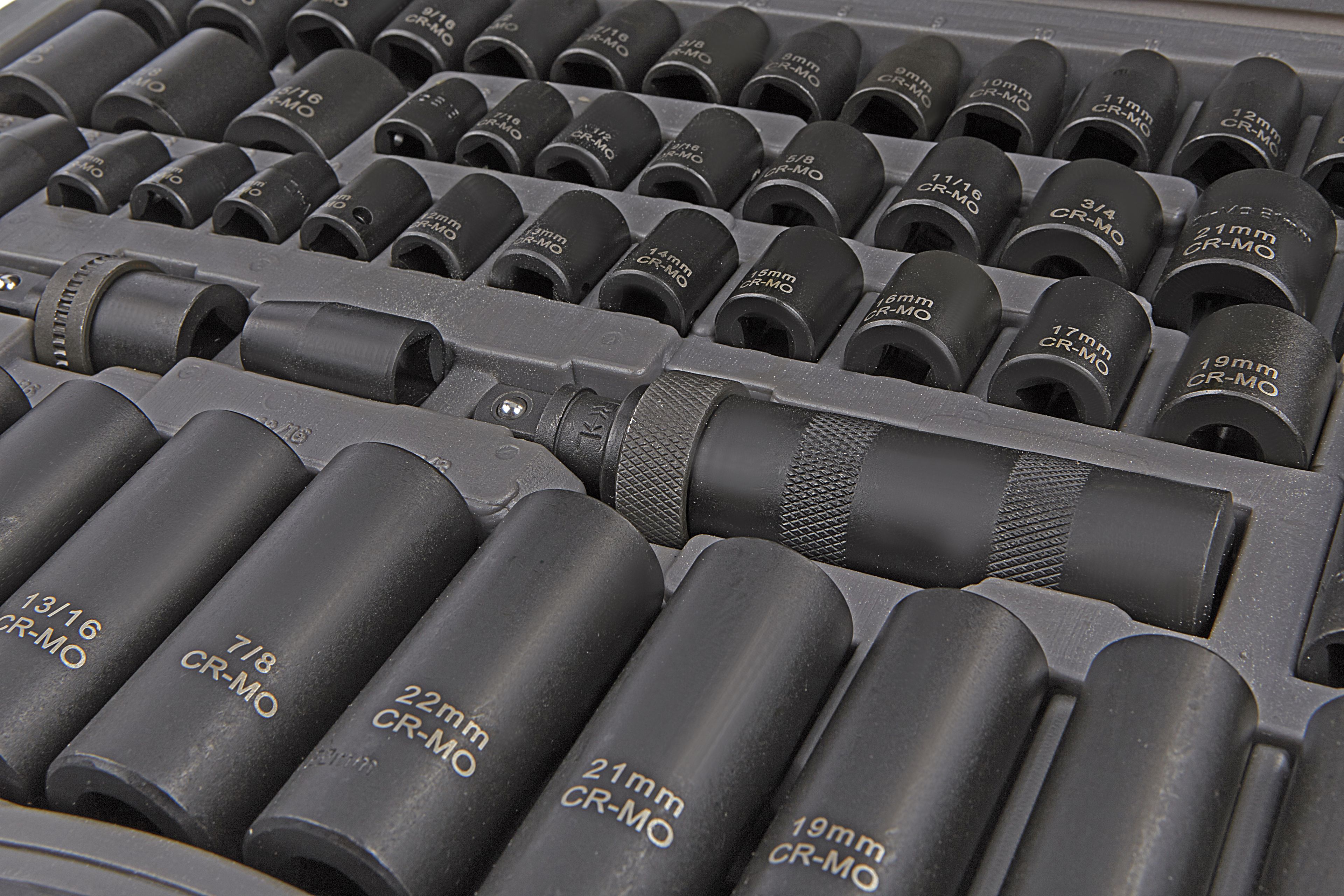 Set di chiavi a cricchetto HBM 119 pezzi professionale misure metriche e INCH Image 4