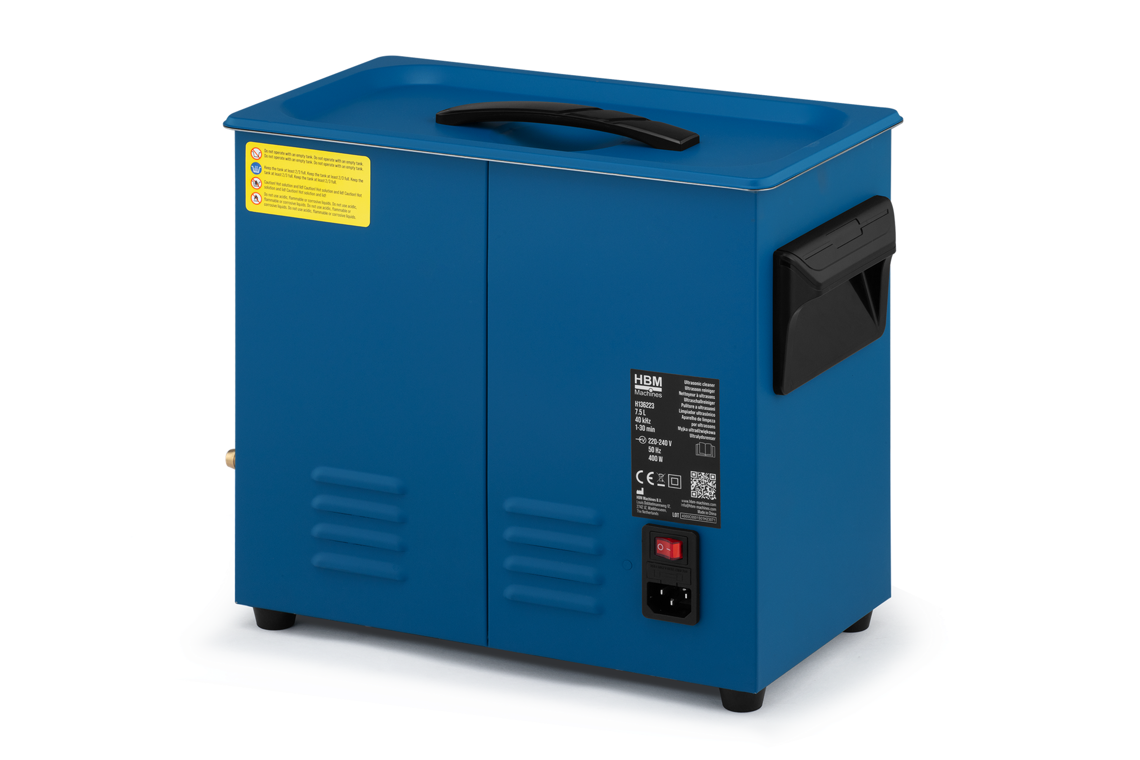 HBM pulitori ad ultrasuoni, blu 7,5 l Image 5