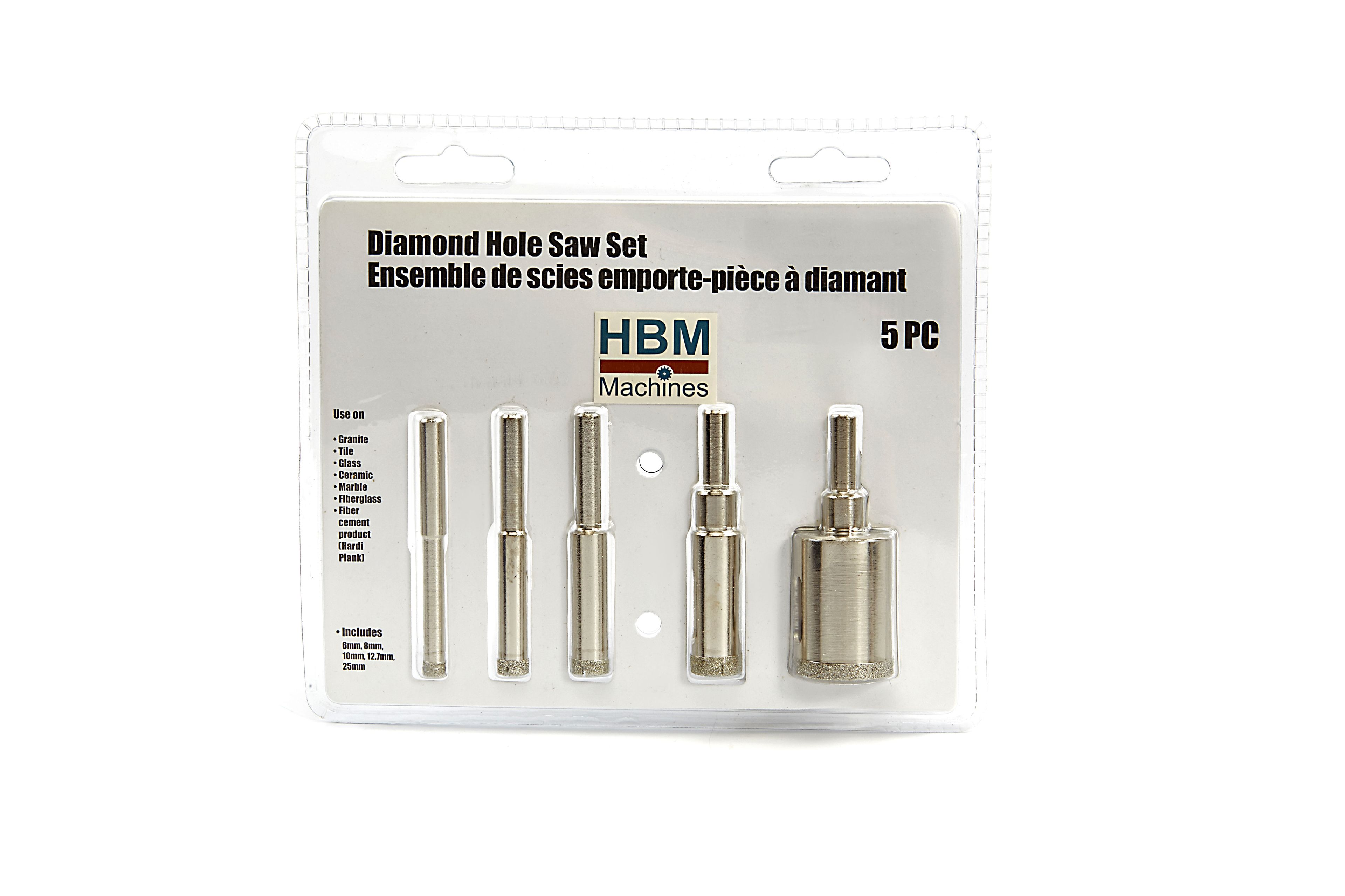 HBM 5 Delige Diamant Gatzagenset Image 2