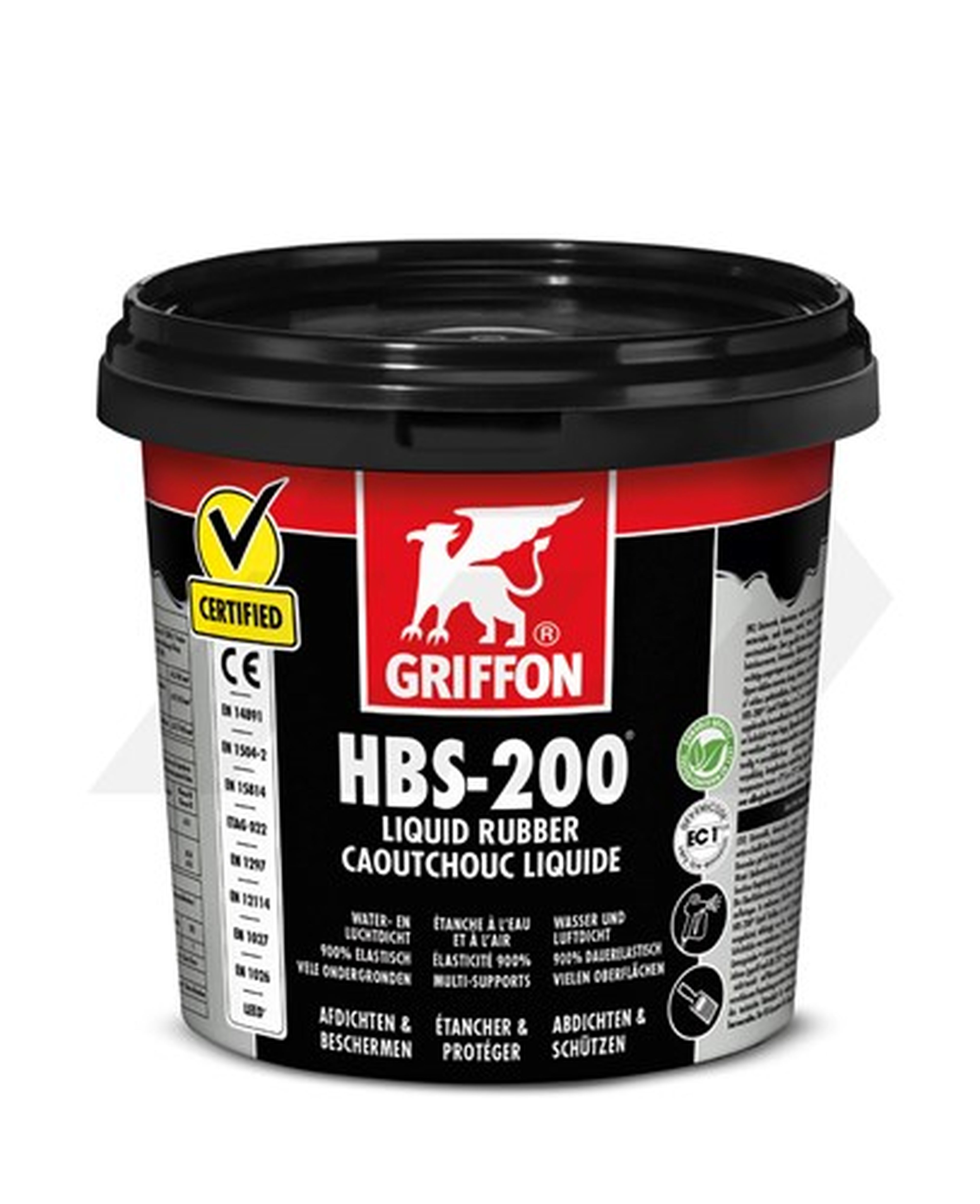 Barattolo di 1L di Griffon HBS-200 Liquid Rubber