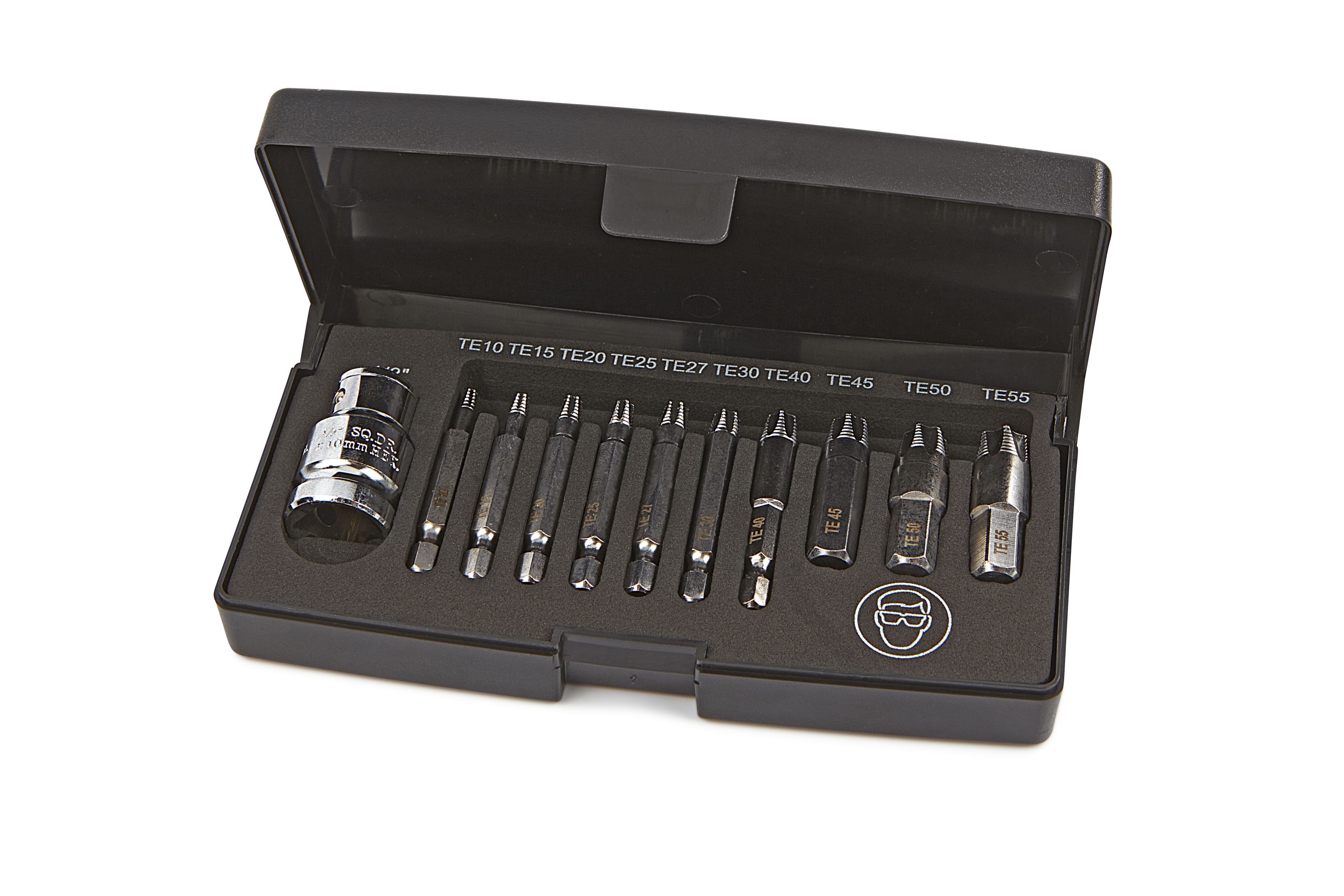 Set di rimozione delle viti a torsione AOK 11 pezzi professionale