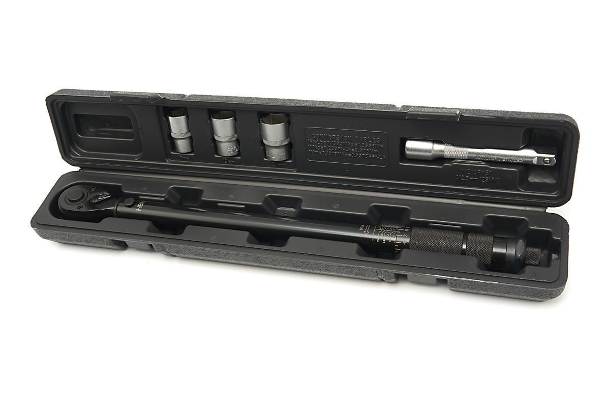 HBM Drehmomentschlüssel-Set 5-teilig, 1/2 Zoll, 28 – 210 Nm