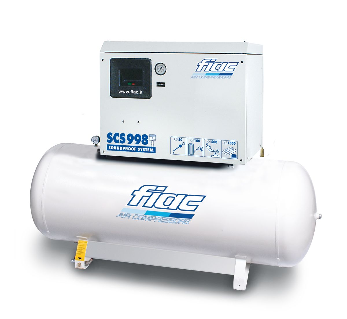 Fiac Flüsterkompressor SCS 500L - AB998 10 PS 500 Liter