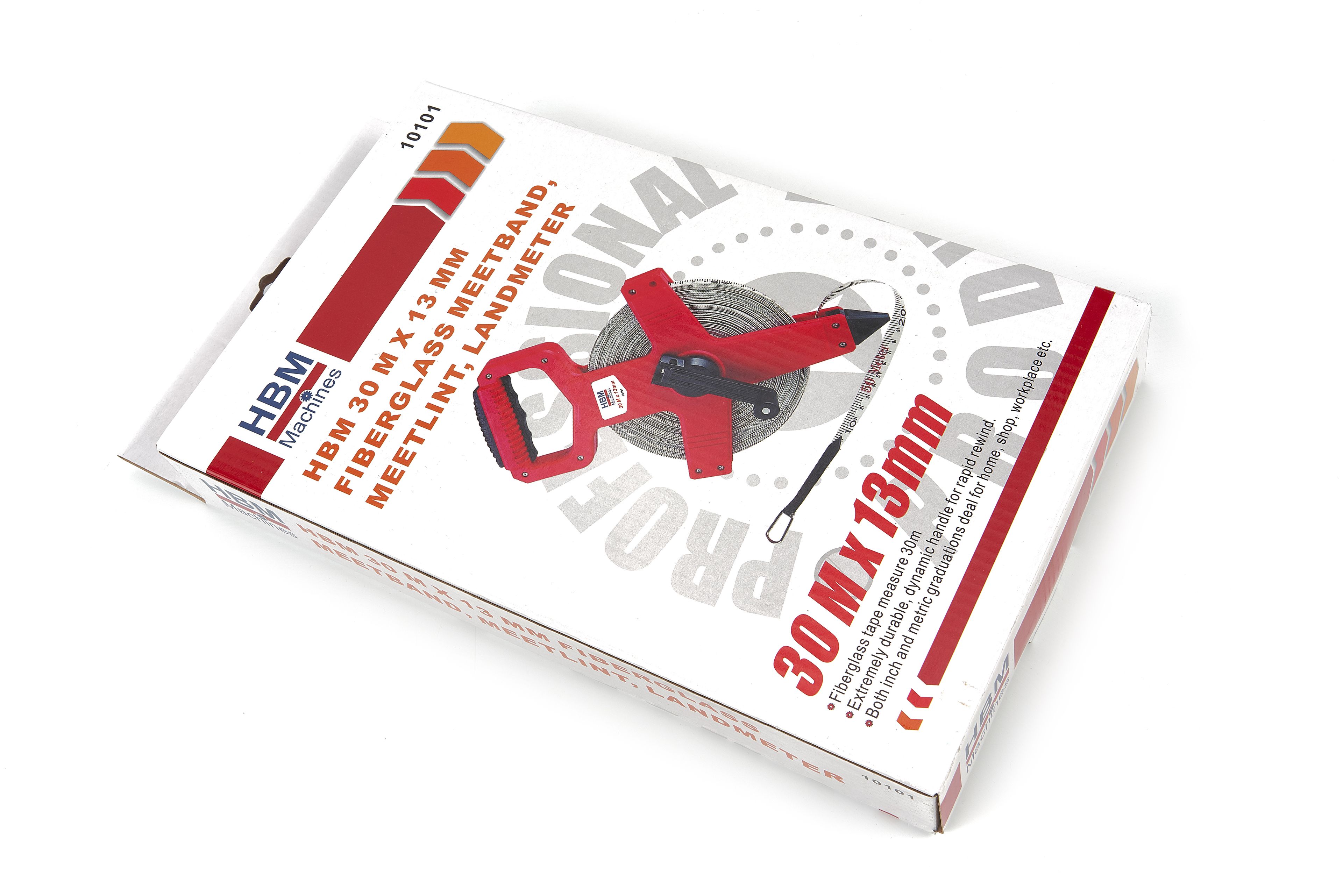 HBM Ruban à mesurer en fibre de verre 30 m x 13 mm, ruban à mesurer, arpenteur Image 8