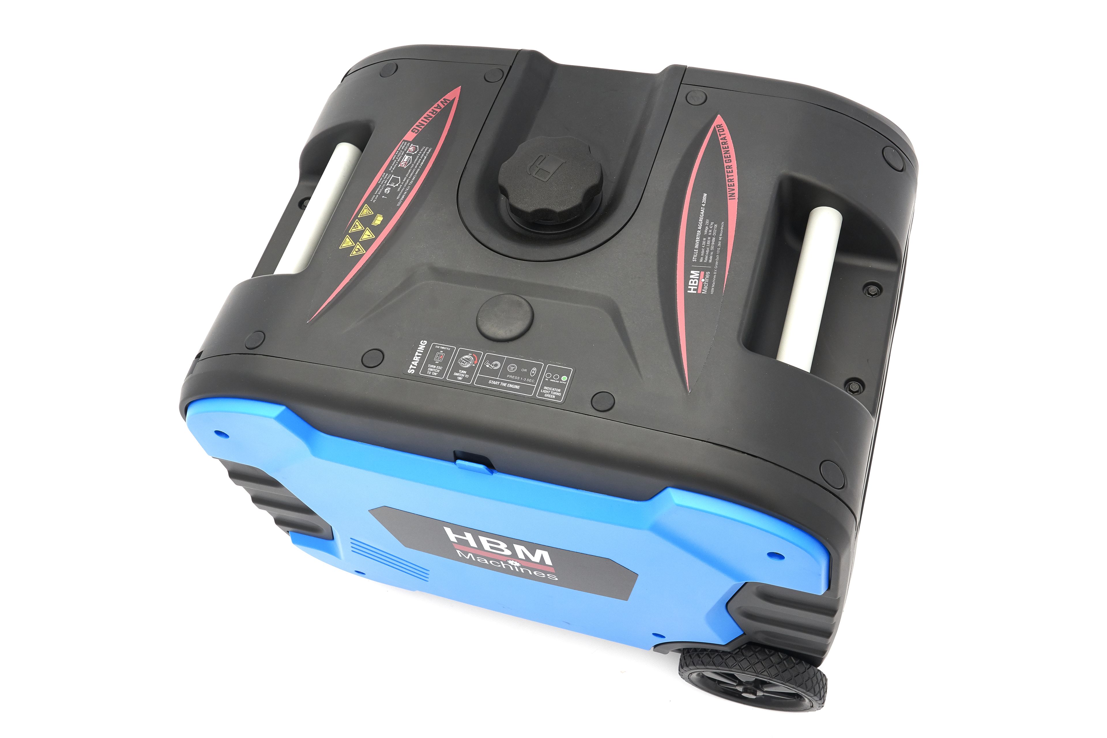 HBM 4.200W générateur onduleur avec 223 cc moteur à essence, 230V/12V Image 5