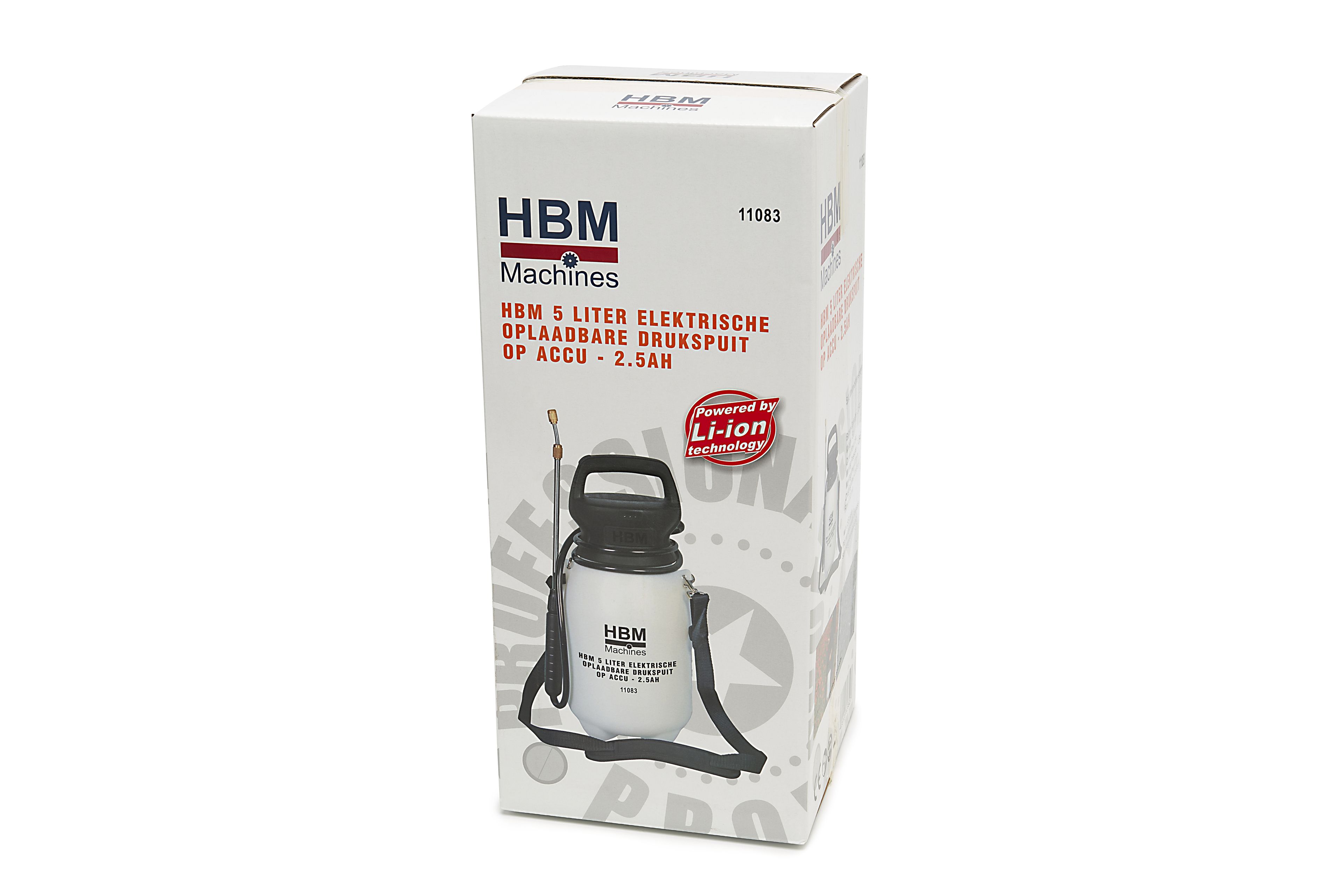 HBM Pulverizador eléctrico recargable de 5 litros a batería - 2.5Ah Image 8