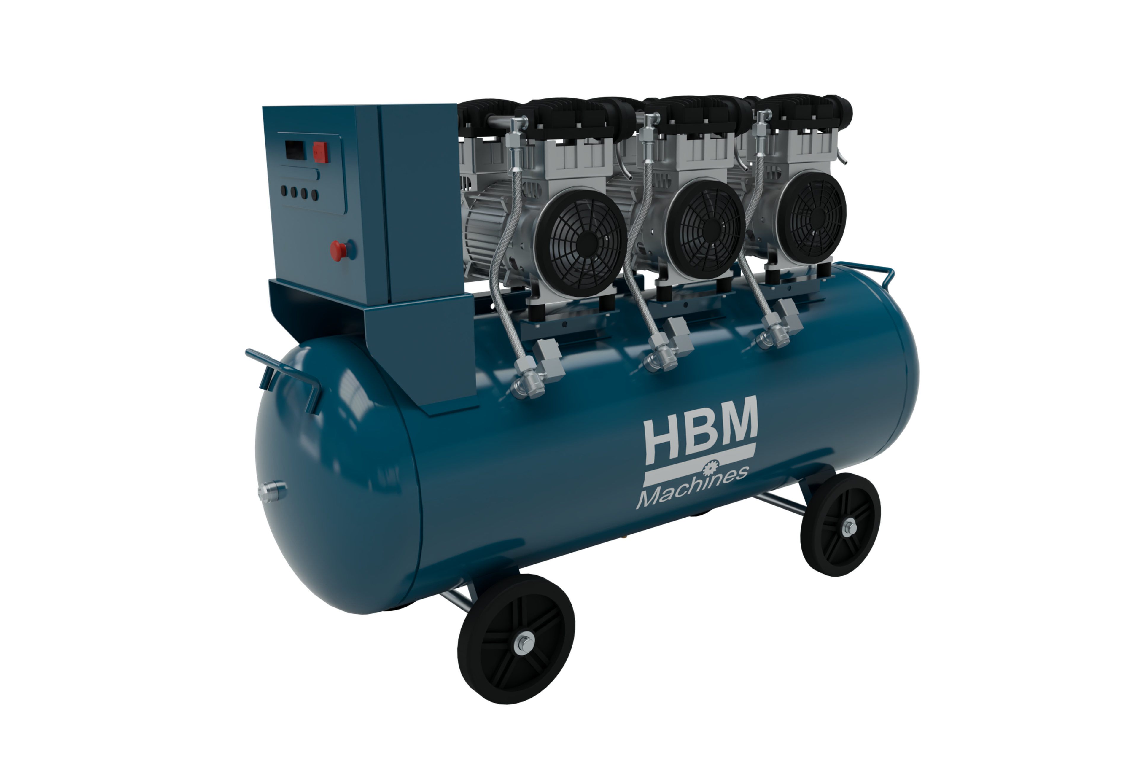 HBM low noise compressor, 6PK, 150 liter Image 3