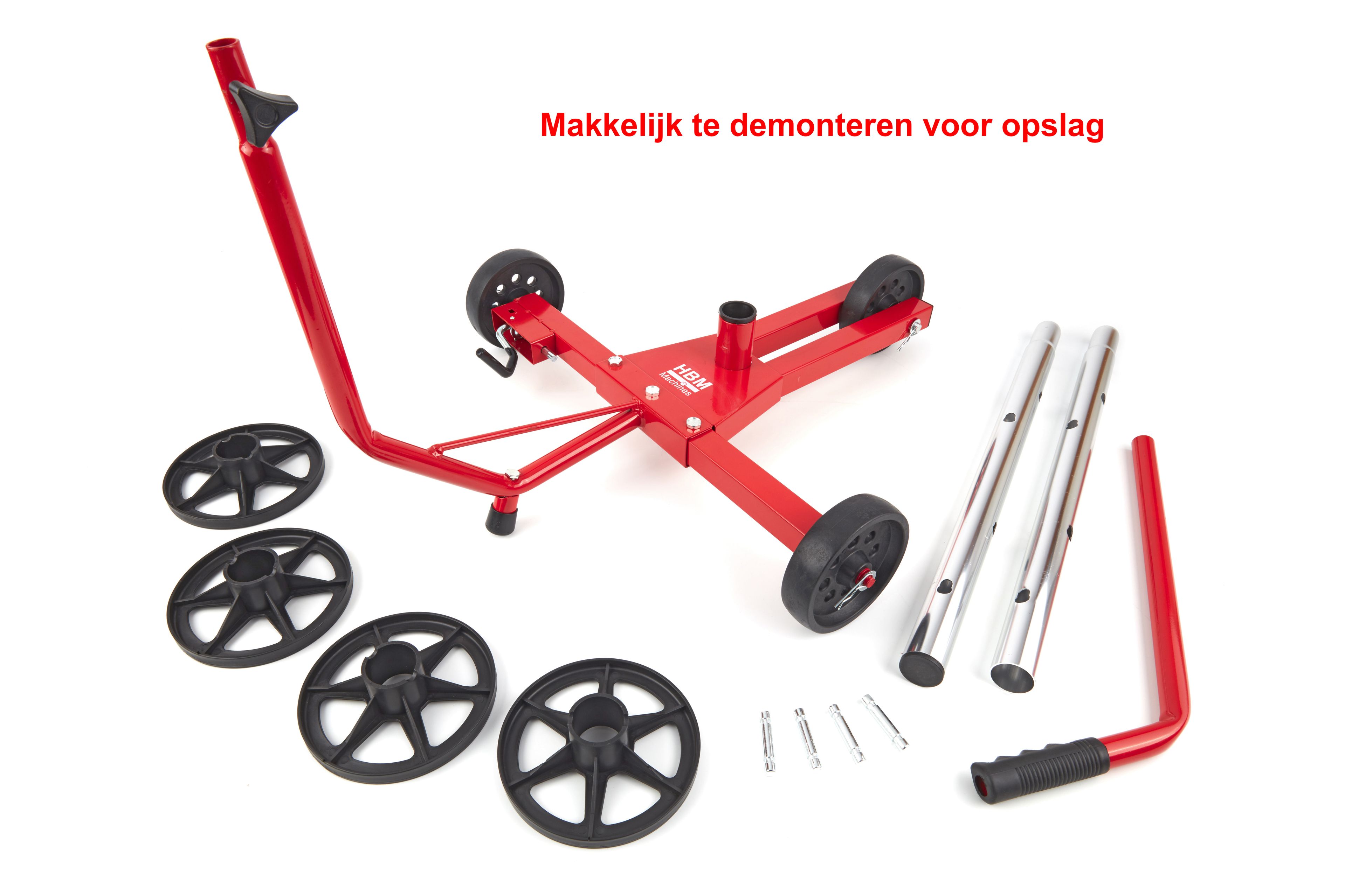 HBM Deluxe Rack móvil de almacenamiento de llantas para 4 llantas Image 6