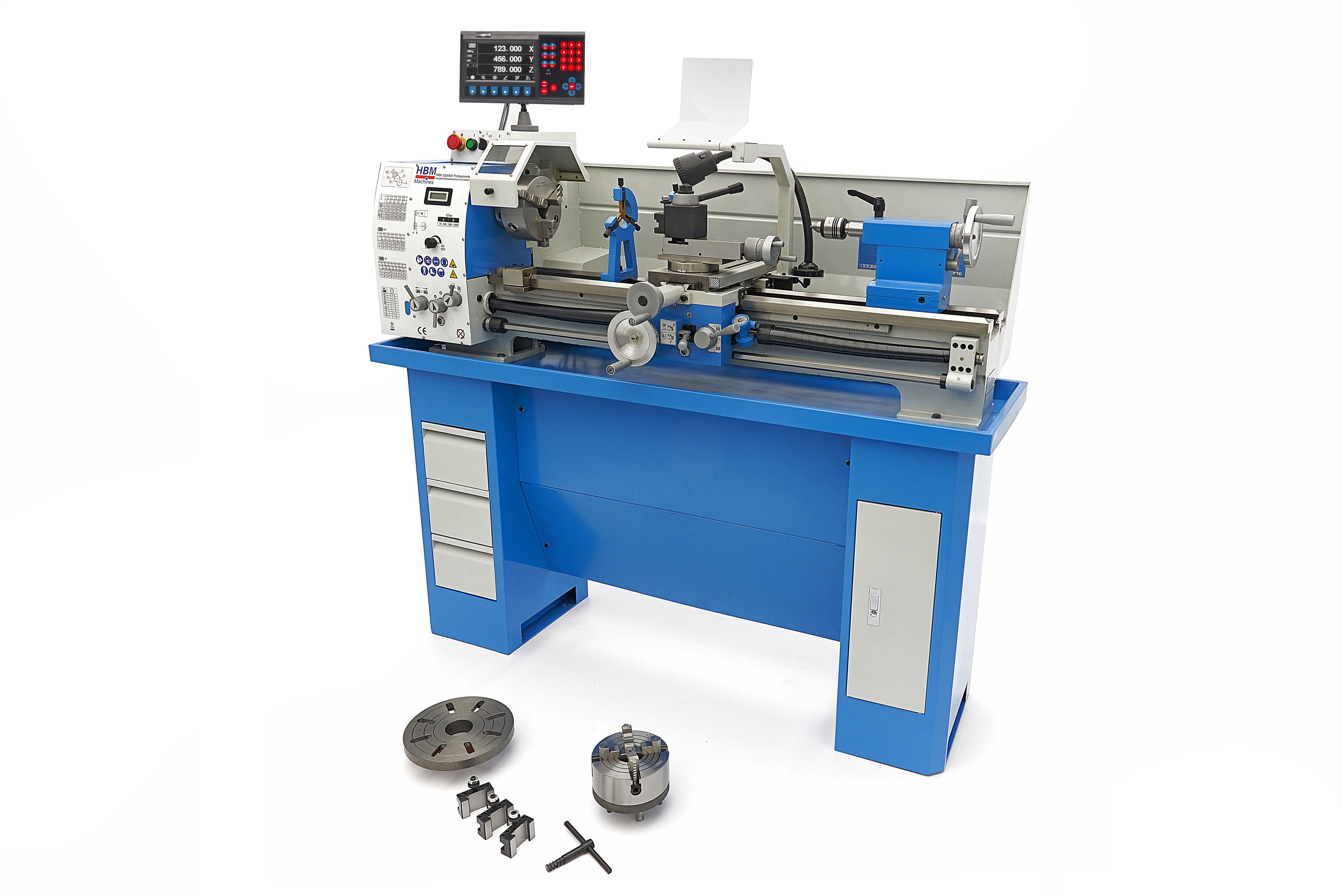 HBM tornio per metallo 320 x 900 DRO vario Image 4